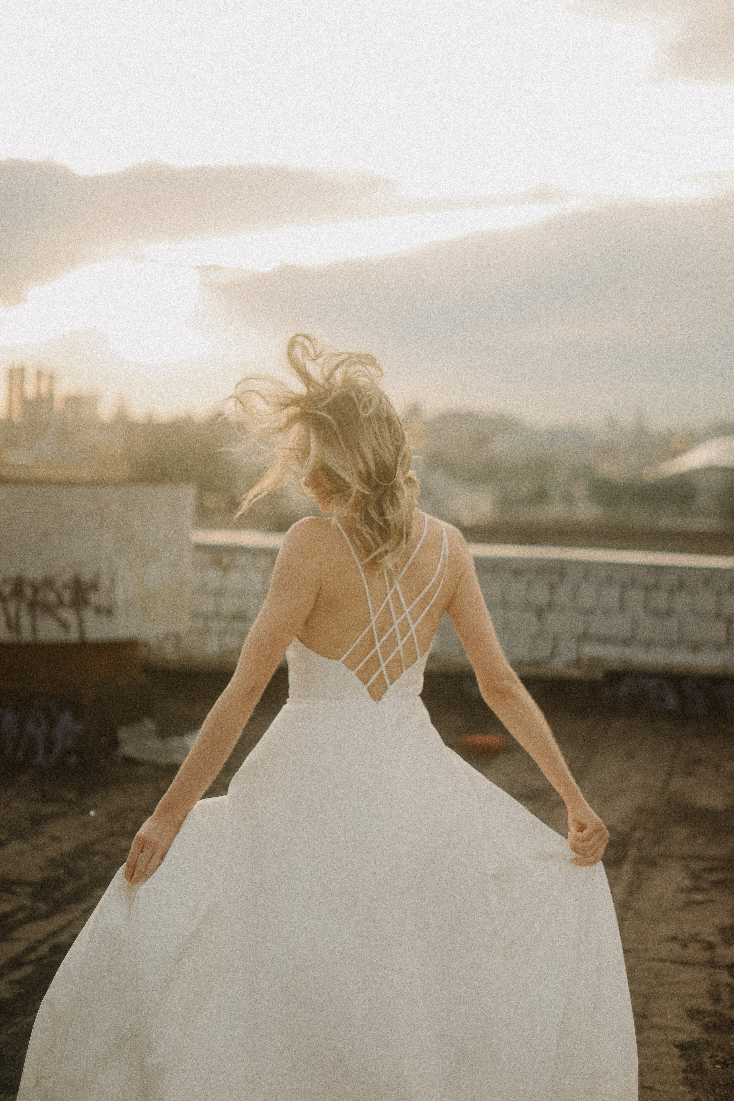 Злата и Илья. Крыша Москвы. Свадебный фотограф Марина Попова