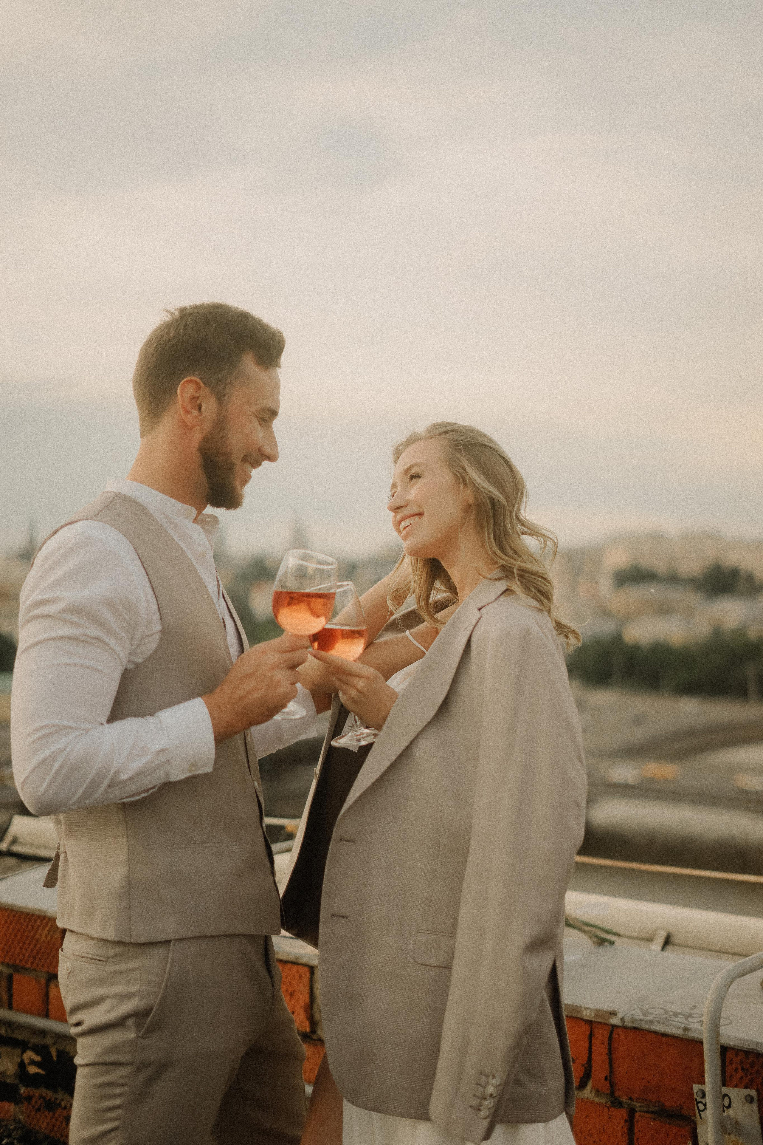 Злата и Илья. Крыша Москвы. Свадебный фотограф Марина Попова