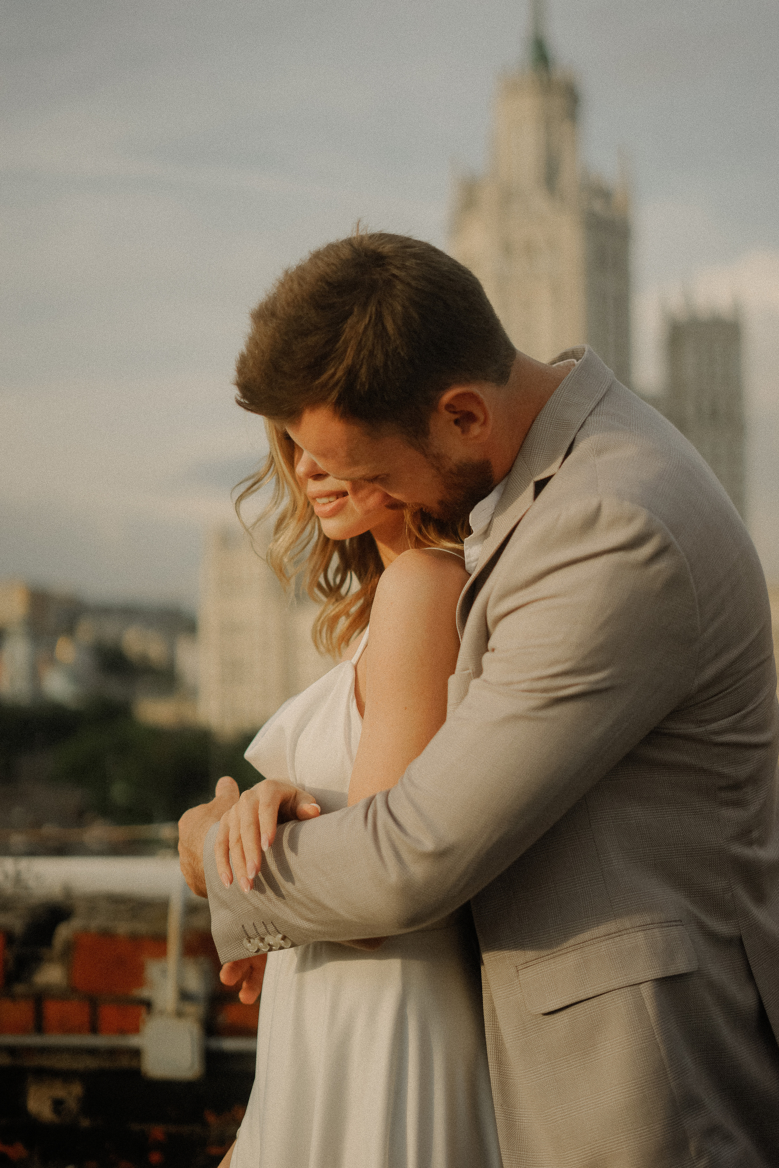 Злата и Илья. Крыша Москвы. Свадебный фотограф Марина Попова