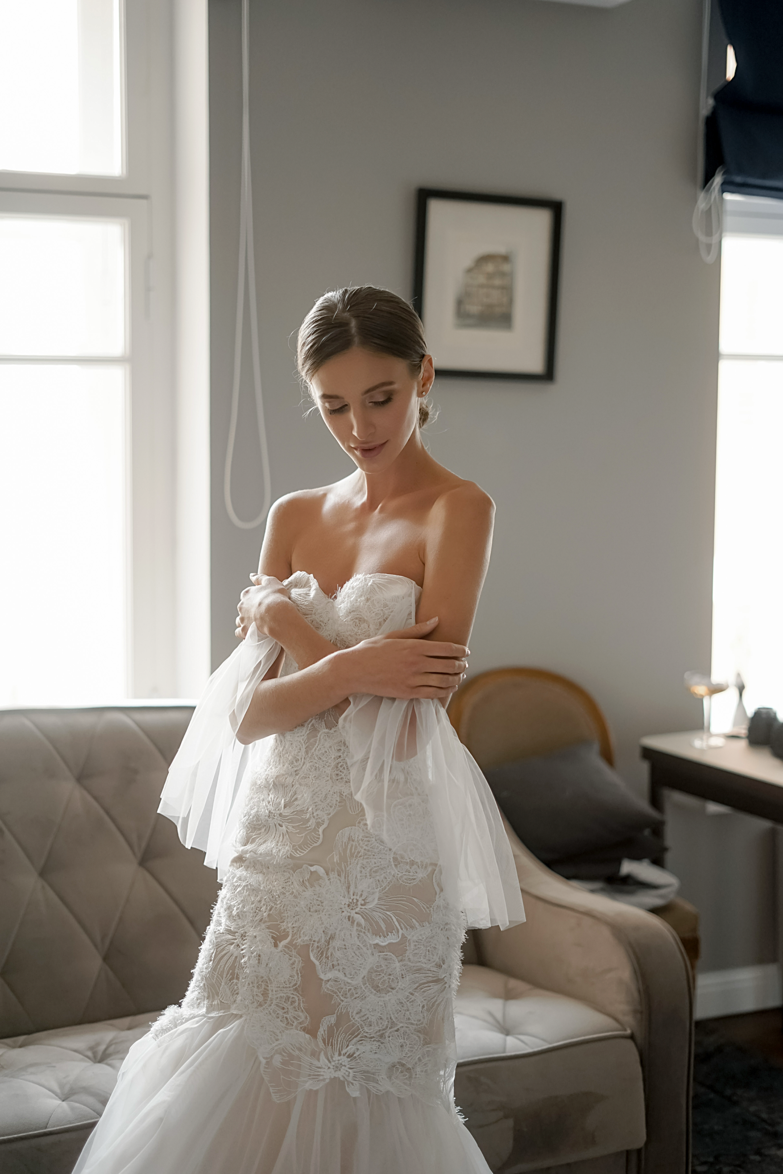 Екатерина. Chez Michel Hotel Moscow. Свадебный фотограф Марина Попова