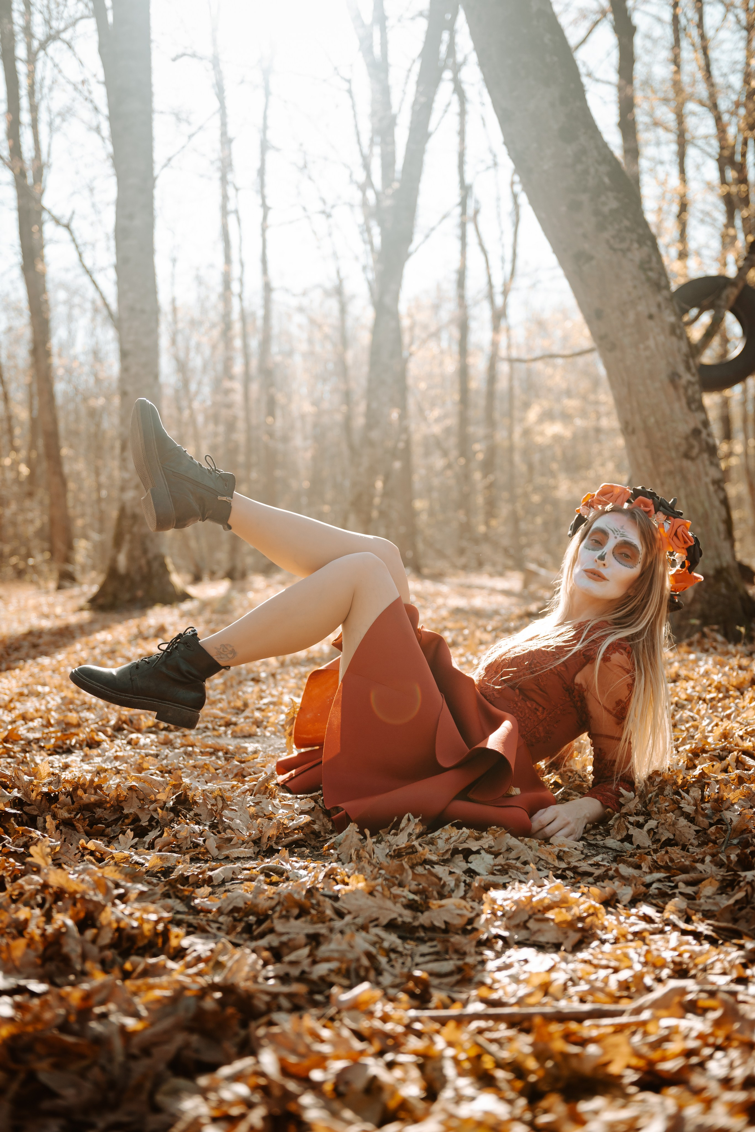 Фотосессия в горячем ключе к хеллоуину. Свадебный фотограф в Горячем Ключе Смирнова Дина