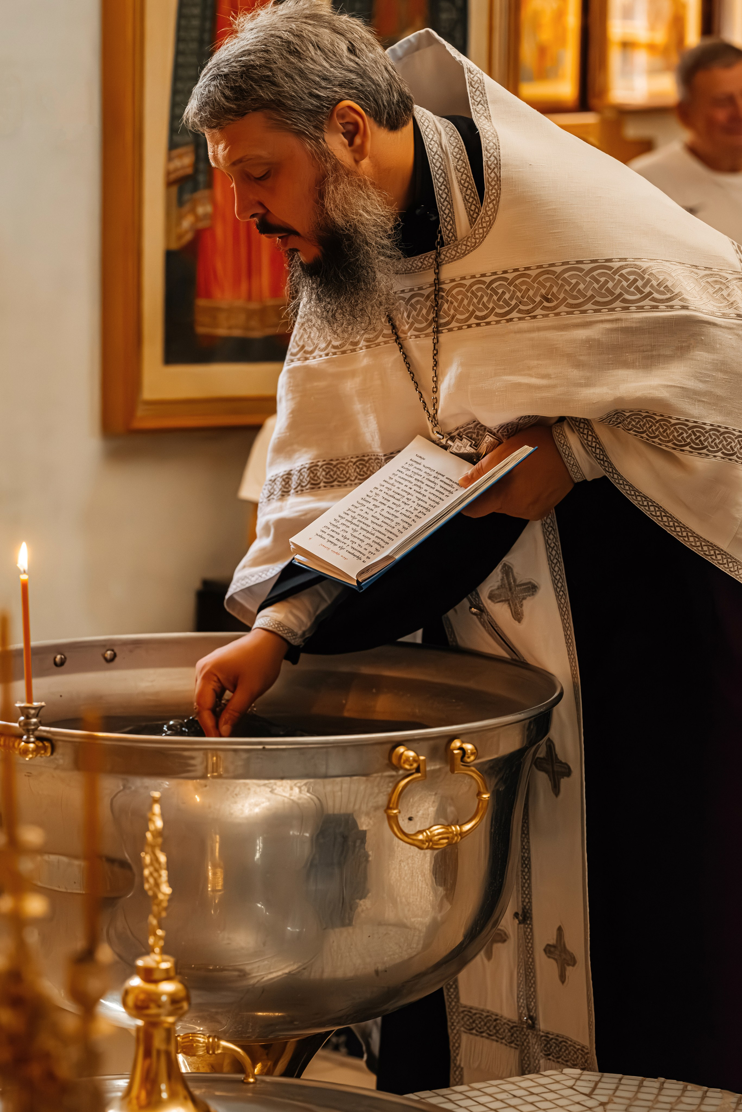 Таинство Крещения Авроры. Фотограф Таинств Крещения и Венчания в г. Курске