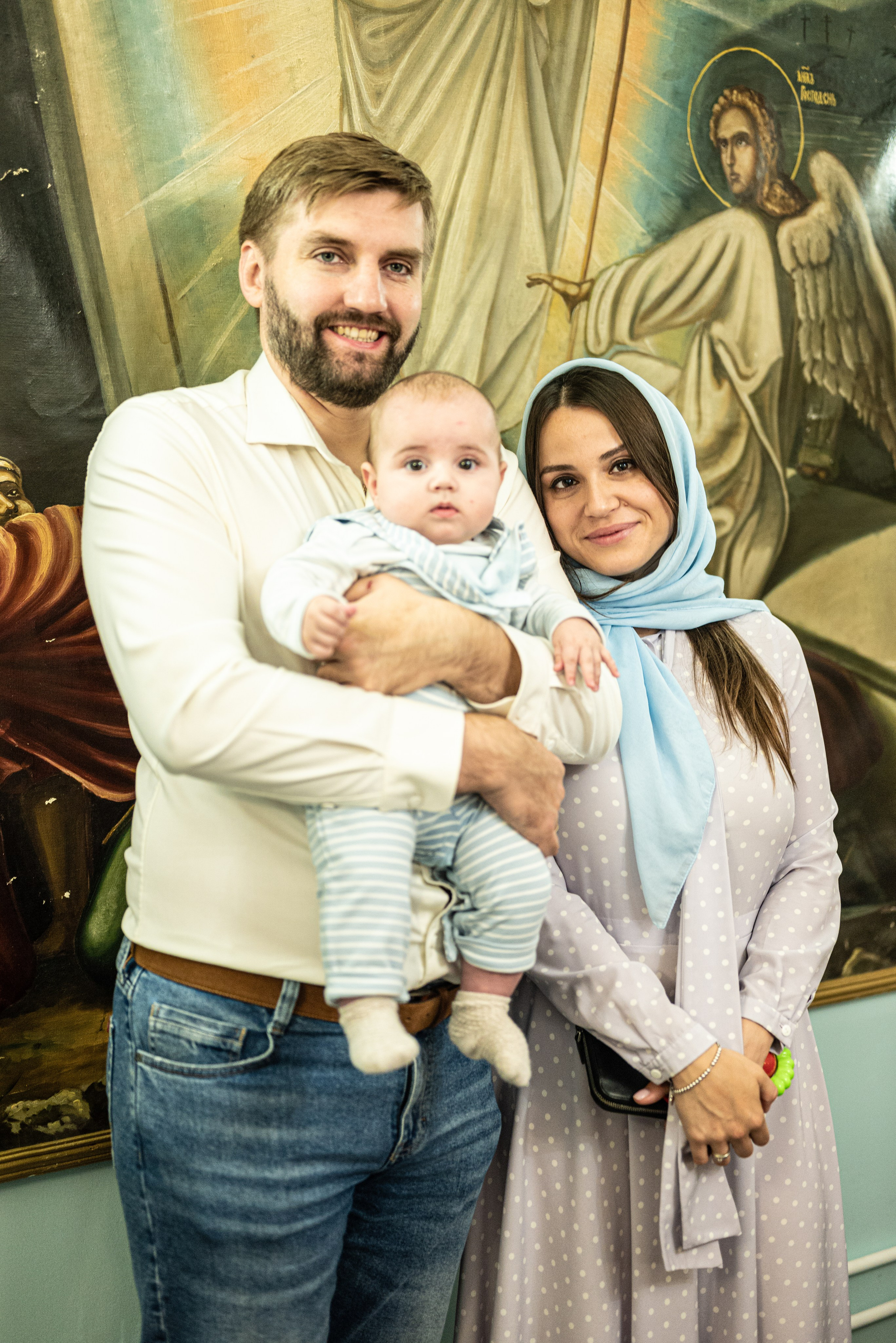 Крещение Анна. Семейный и детский фотограф Москва