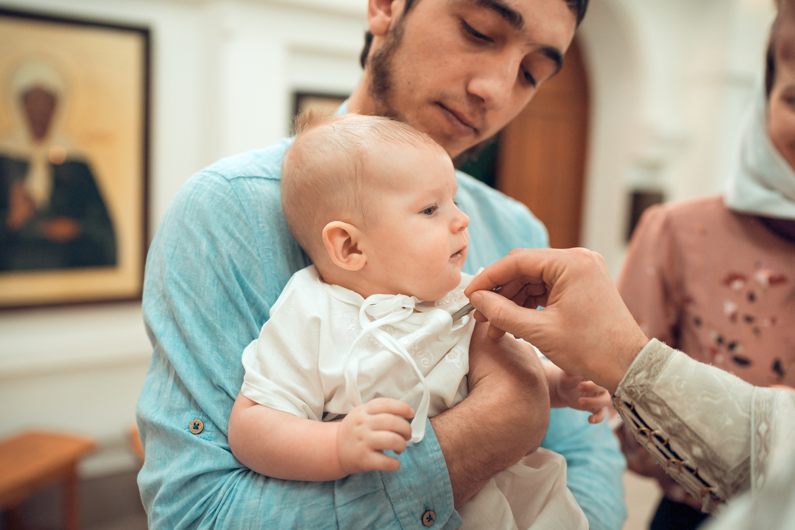 Крещение Семена Храм Михаила Архангела. Фотограф на Крещение и Венчание в Красноярске Рамазанова Юлия