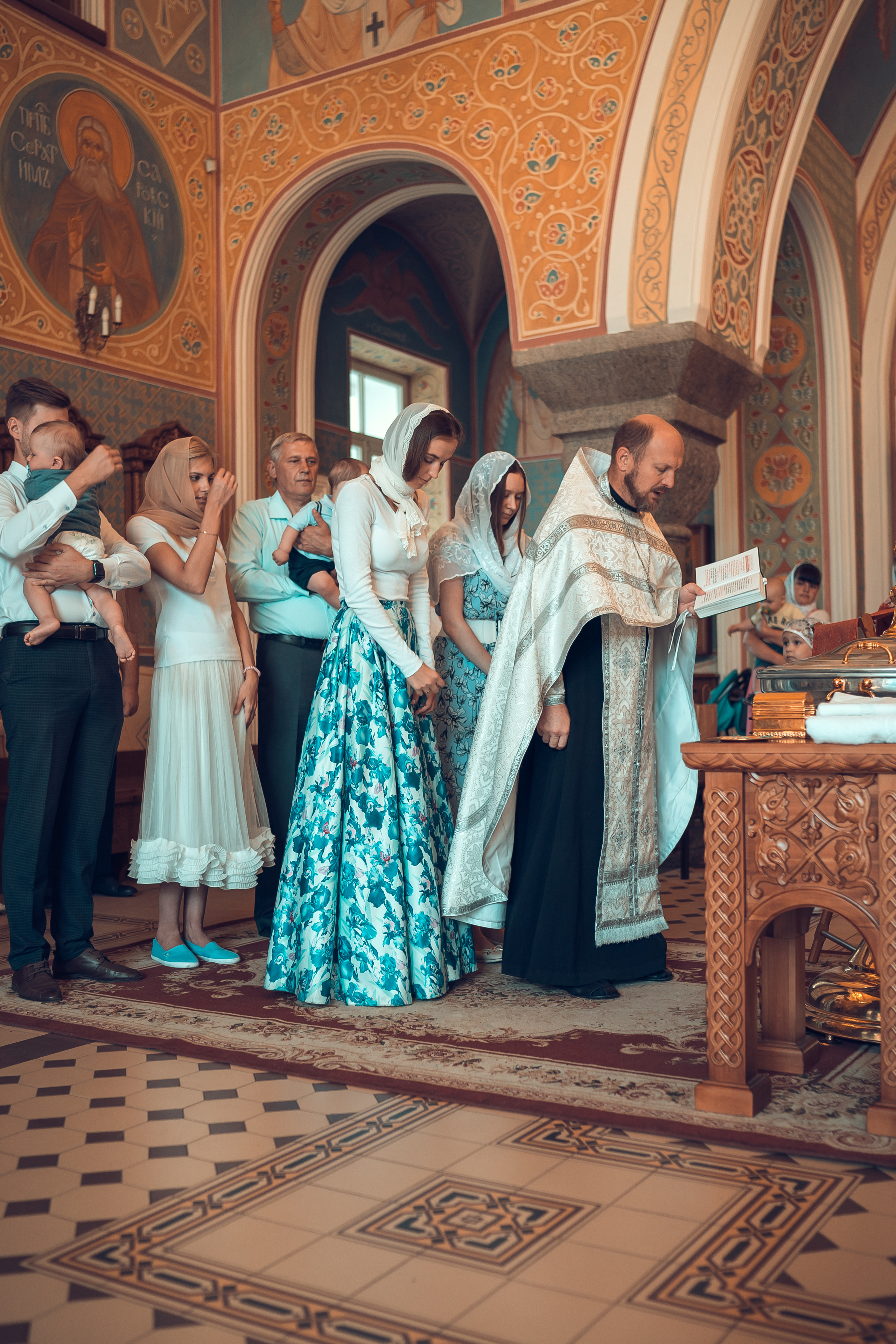 Крещение Кирилла Храм Иоанна Предтечи. Фотограф на Крещение и Венчание в Красноярске Рамазанова Юлия