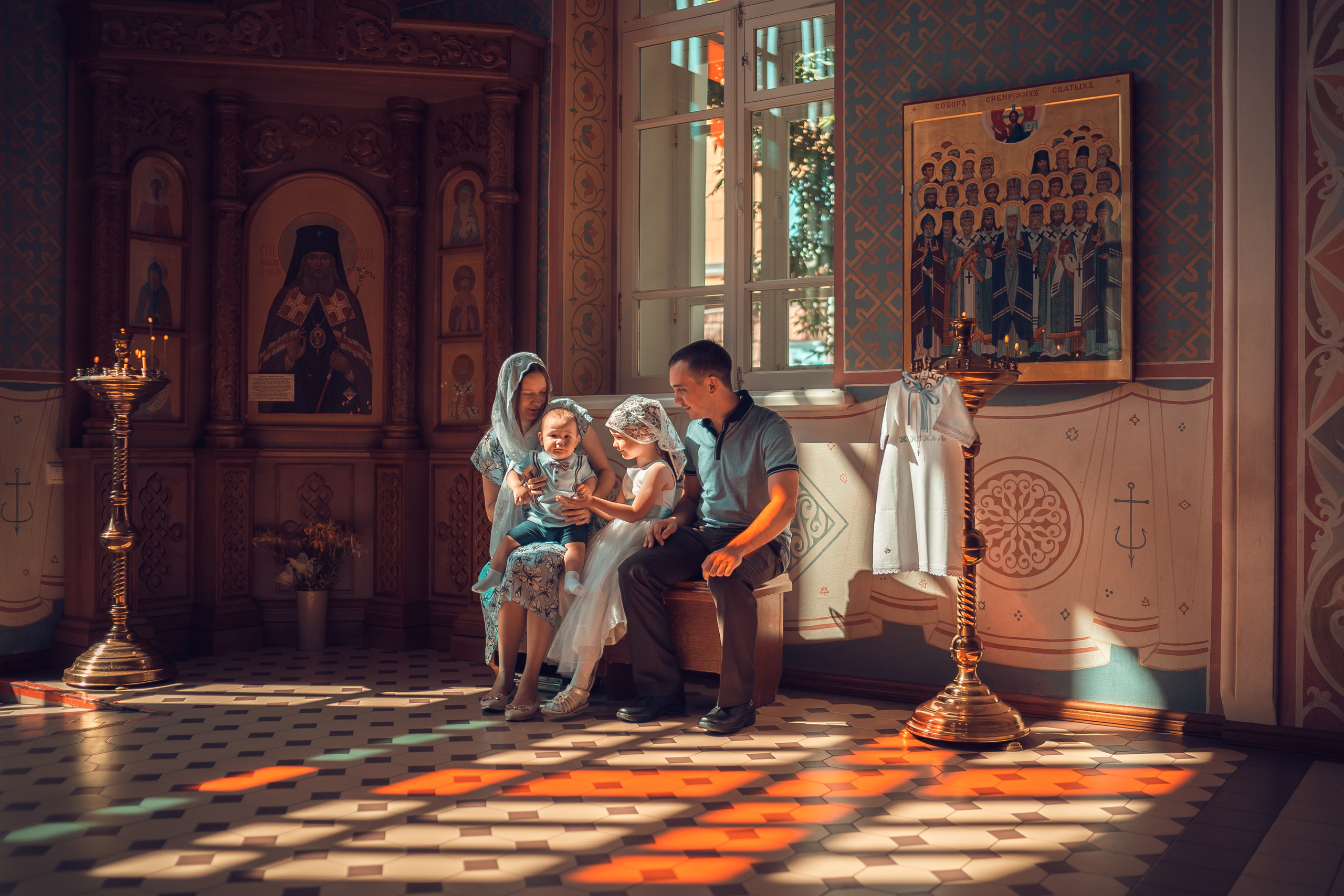 Крещение Кирилла Храм Иоанна Предтечи. Фотограф на Крещение и Венчание в Красноярске Рамазанова Юлия