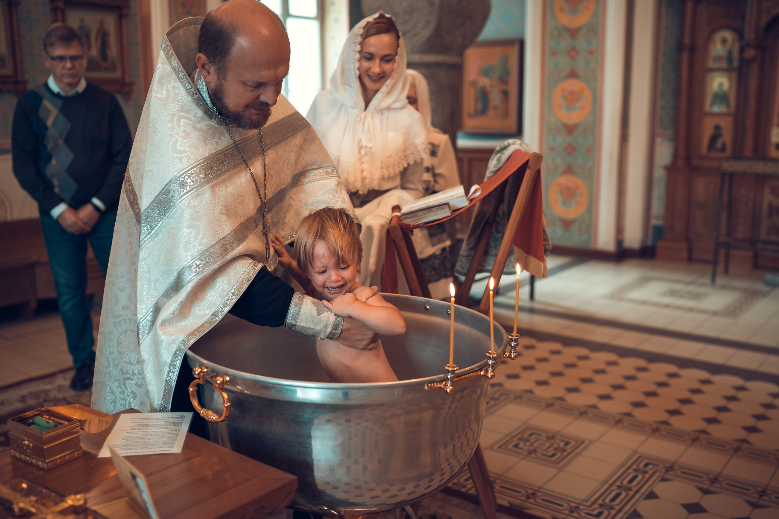Крещение Льва Храм Иоанна Предтечи. Фотограф на Крещение и Венчание в Красноярске Рамазанова Юлия