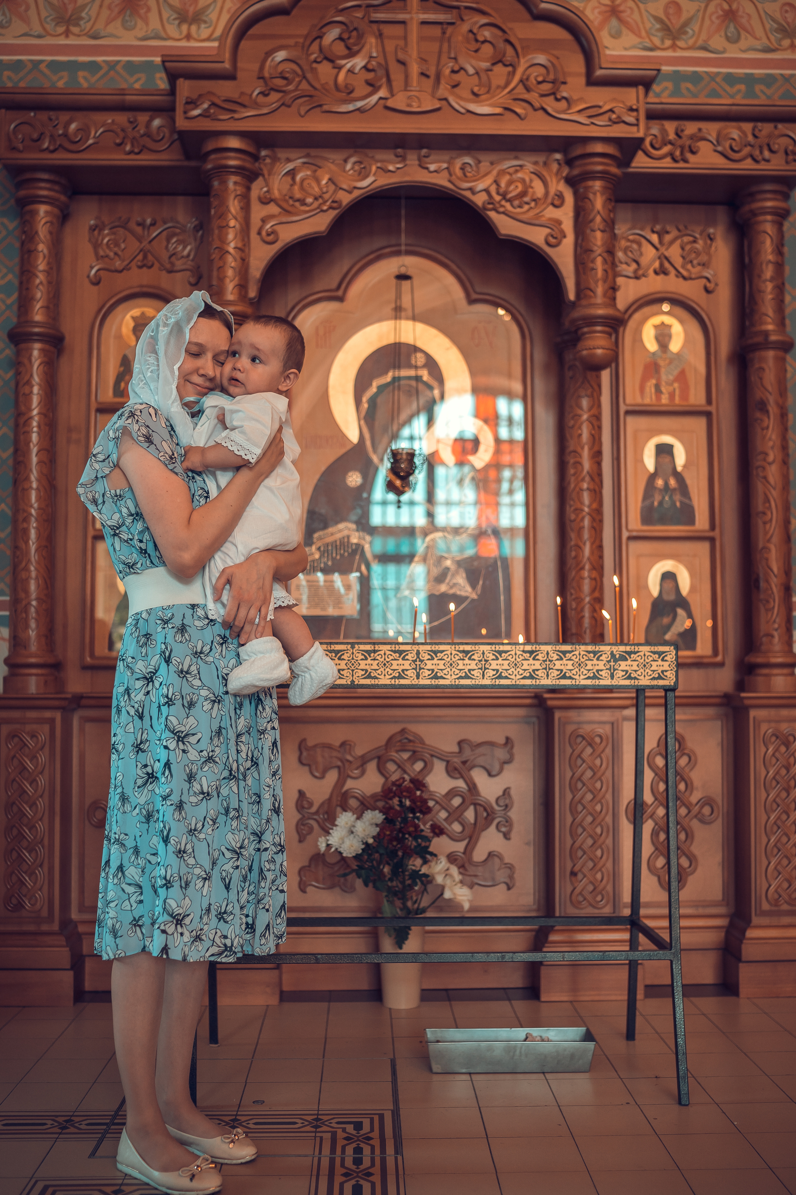 Крещение Кирилла Храм Иоанна Предтечи. Фотограф на Крещение и Венчание в Красноярске Рамазанова Юлия