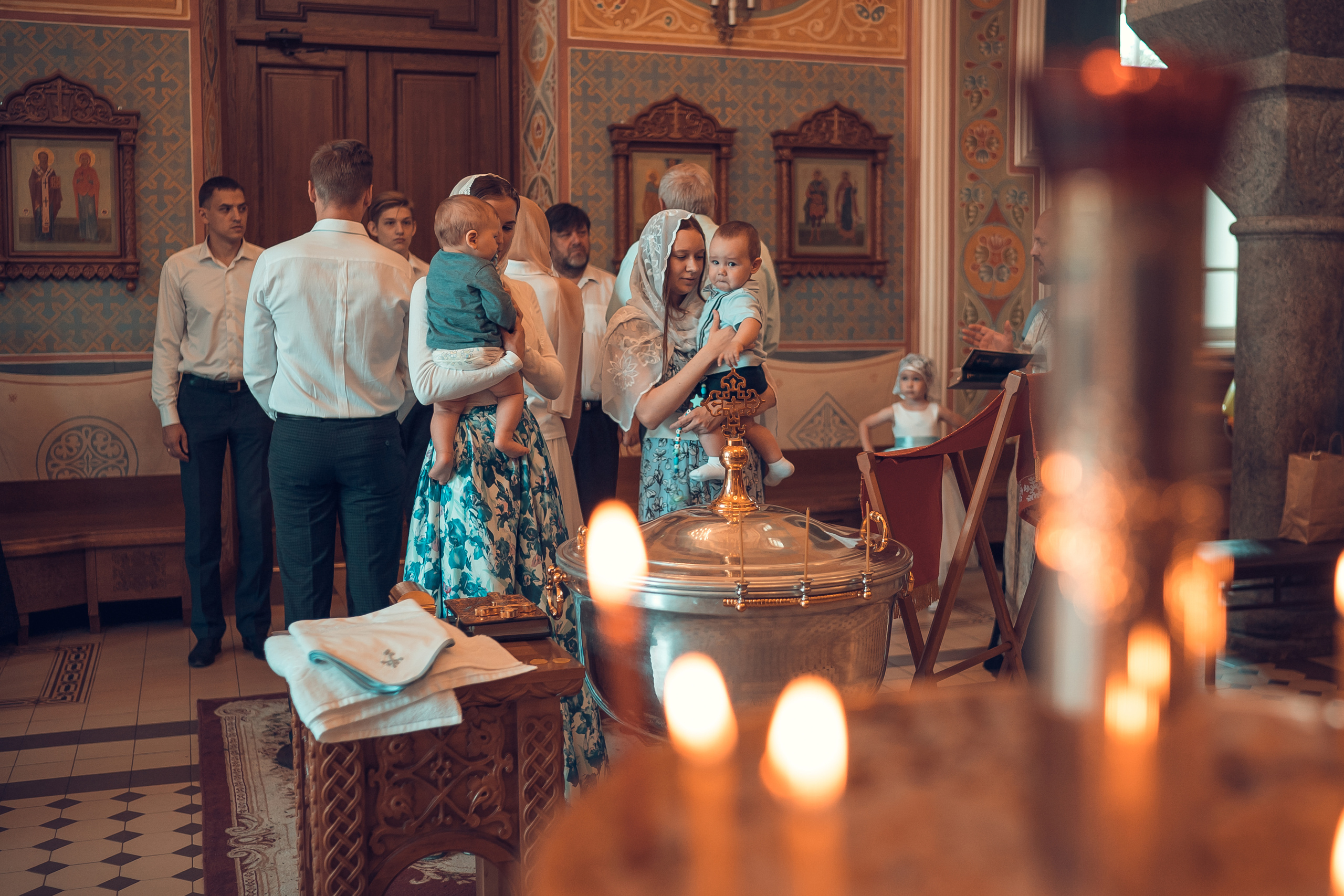 Крещение Кирилла Храм Иоанна Предтечи. Фотограф на Крещение и Венчание в Красноярске Рамазанова Юлия