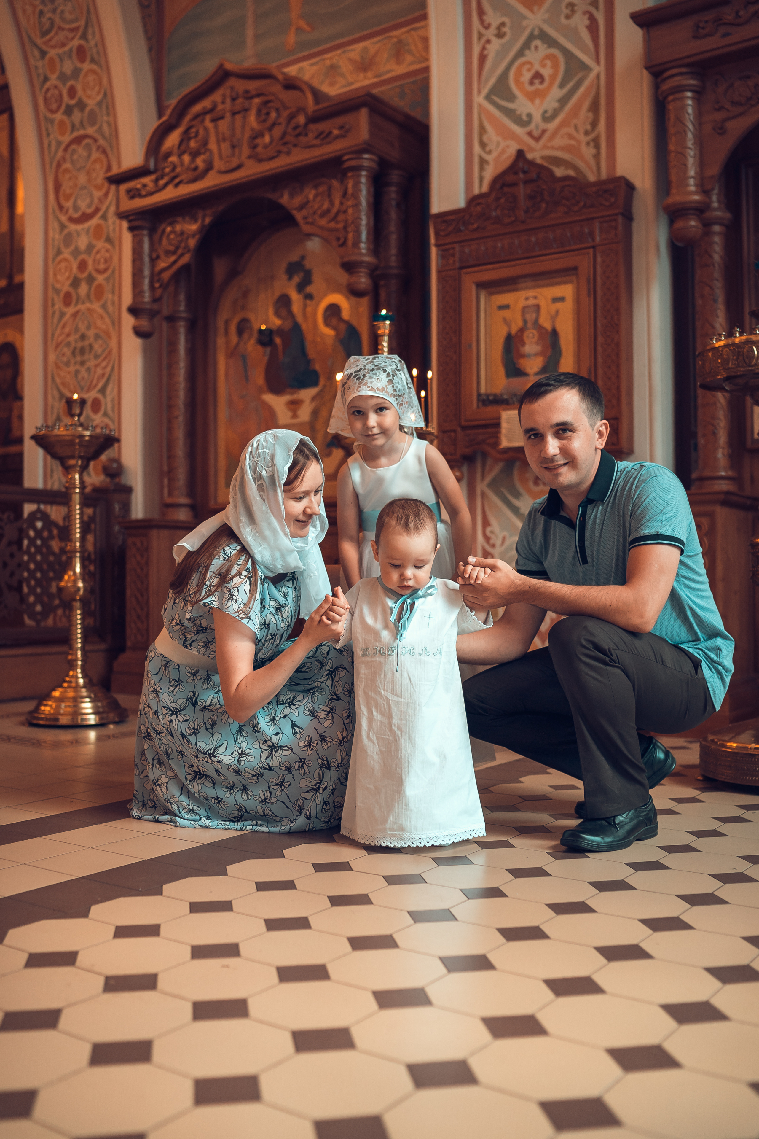 Крещение Кирилла Храм Иоанна Предтечи. Фотограф на Крещение и Венчание в Красноярске Рамазанова Юлия