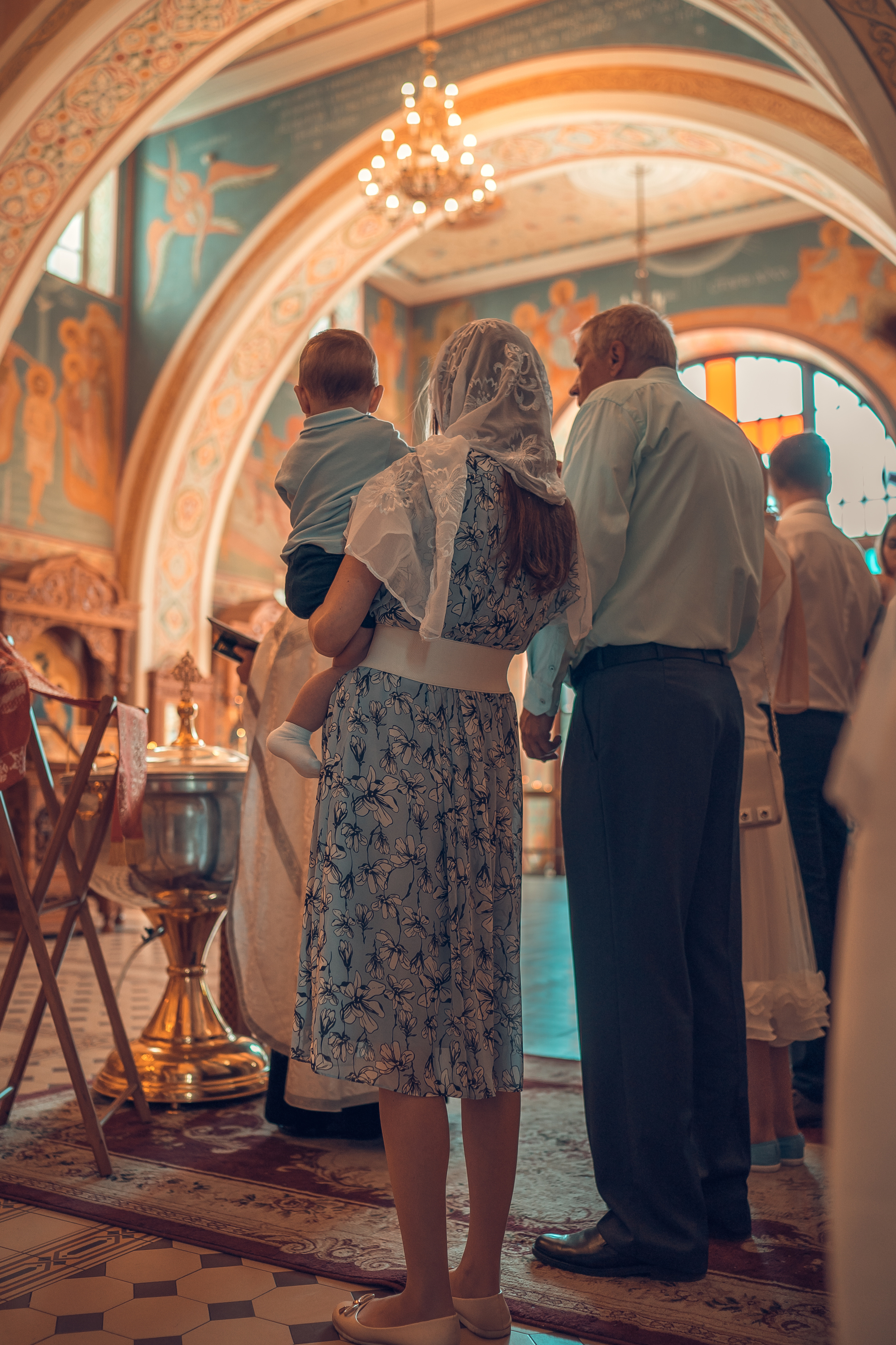 Крещение Кирилла Храм Иоанна Предтечи. Фотограф на Крещение и Венчание в Красноярске Рамазанова Юлия