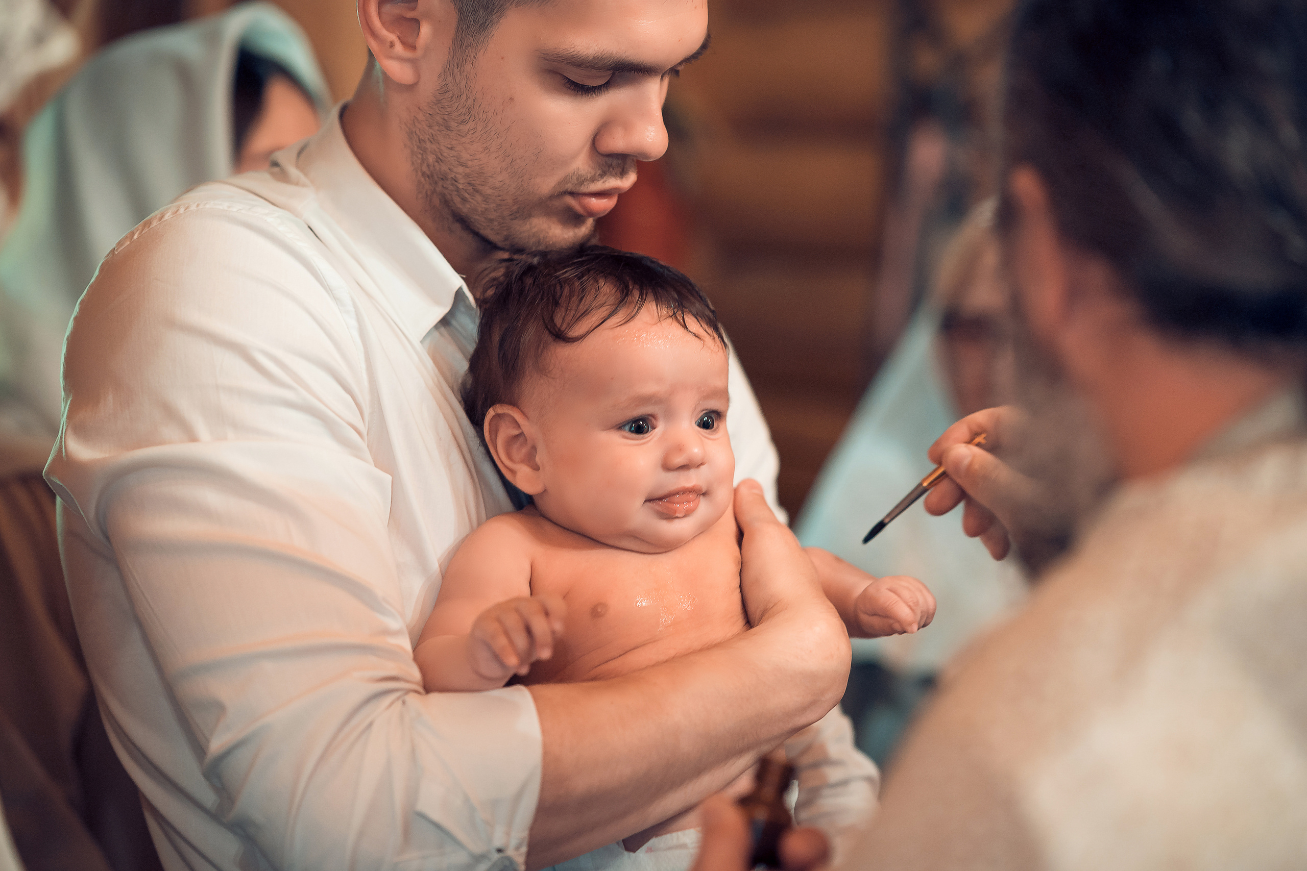 Крещение Дианы Храм Вифлеемских младенцев (Сосны). Фотограф на Крещение и Венчание в Красноярске Рамазанова Юлия