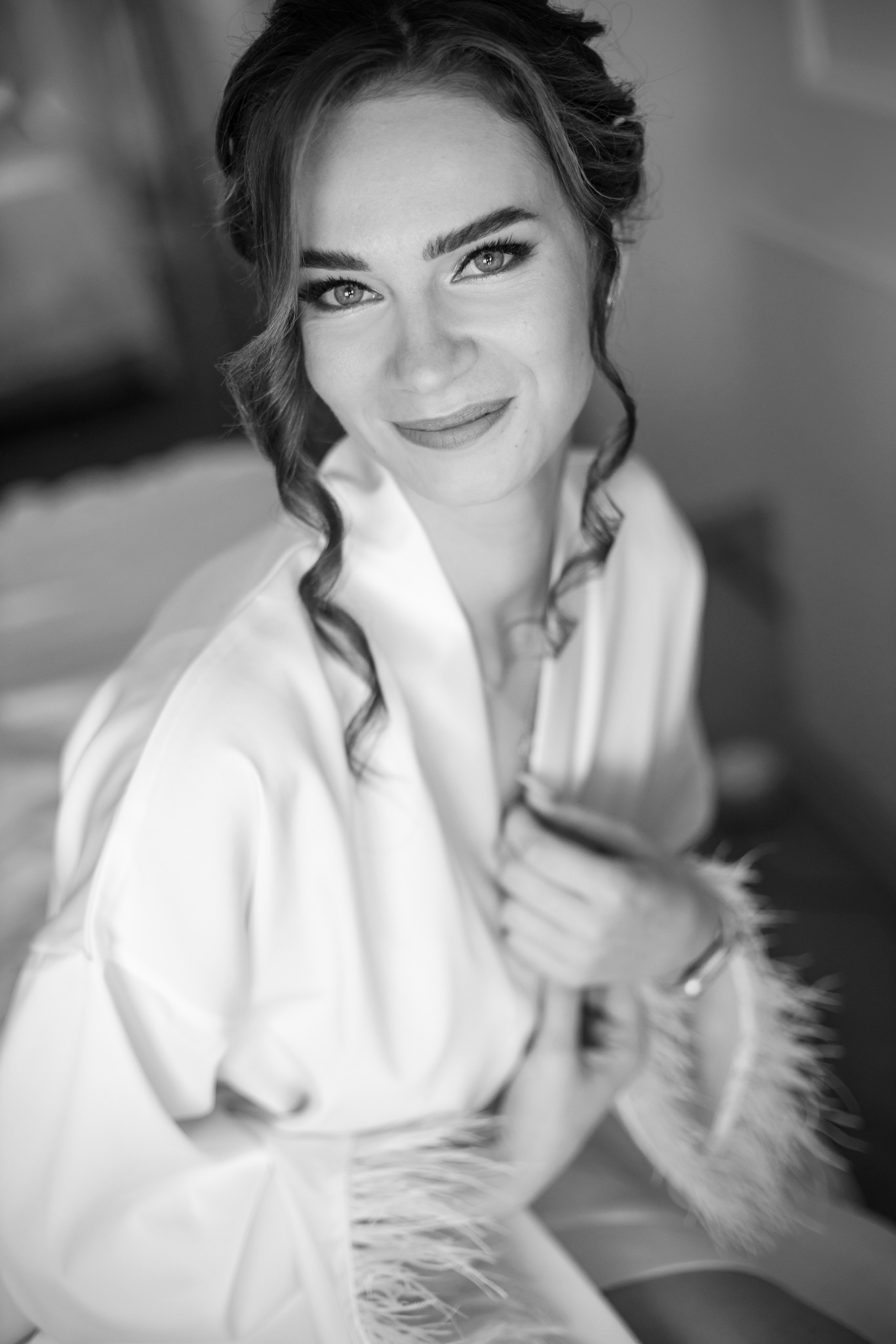 Портрет невесты. Фотосессия утра невесты. Свадебные сборы.