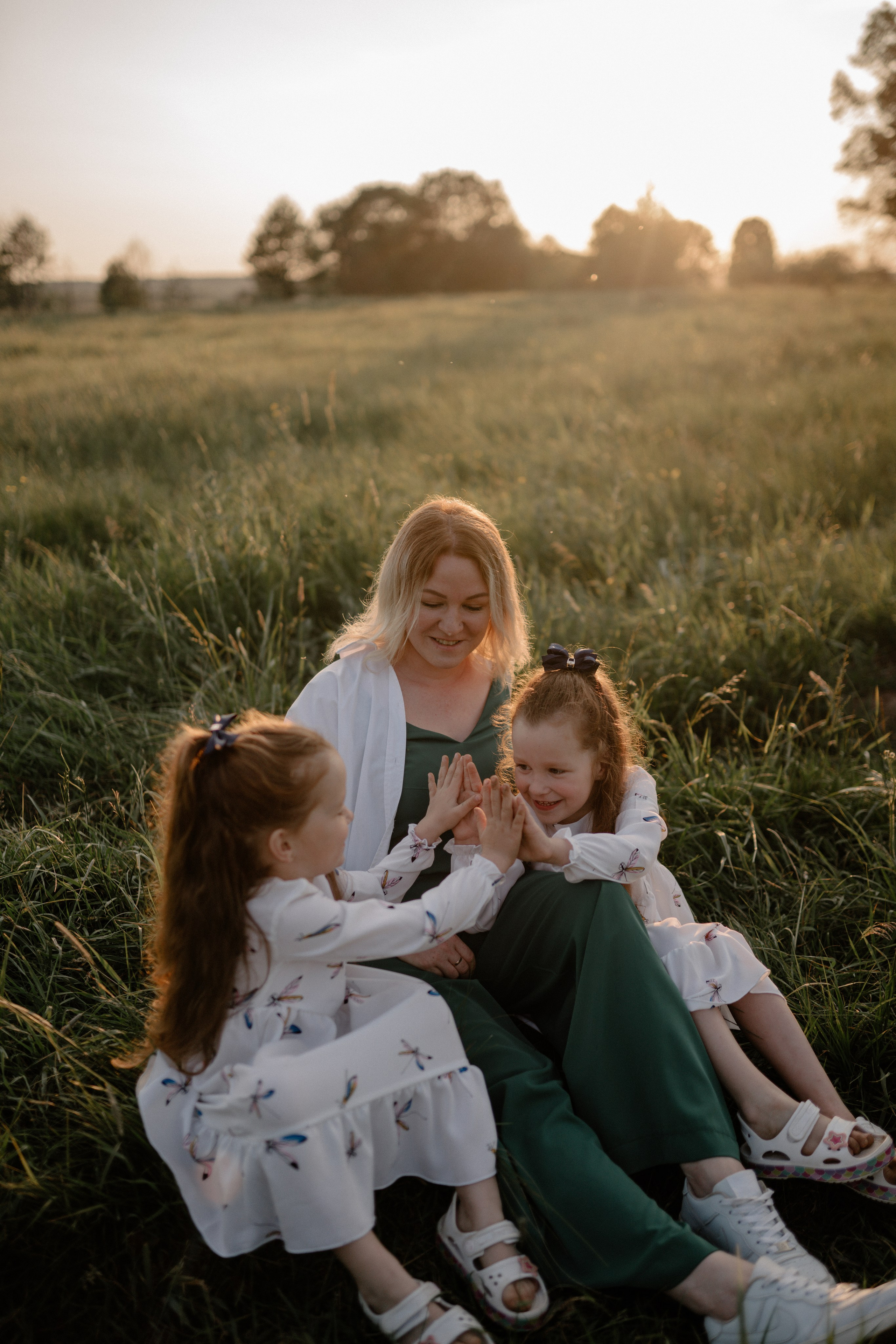 Саша, Влада и Василиса. Семейный и свадебный фотограф в Москве и Калуге Рослова Анастасия