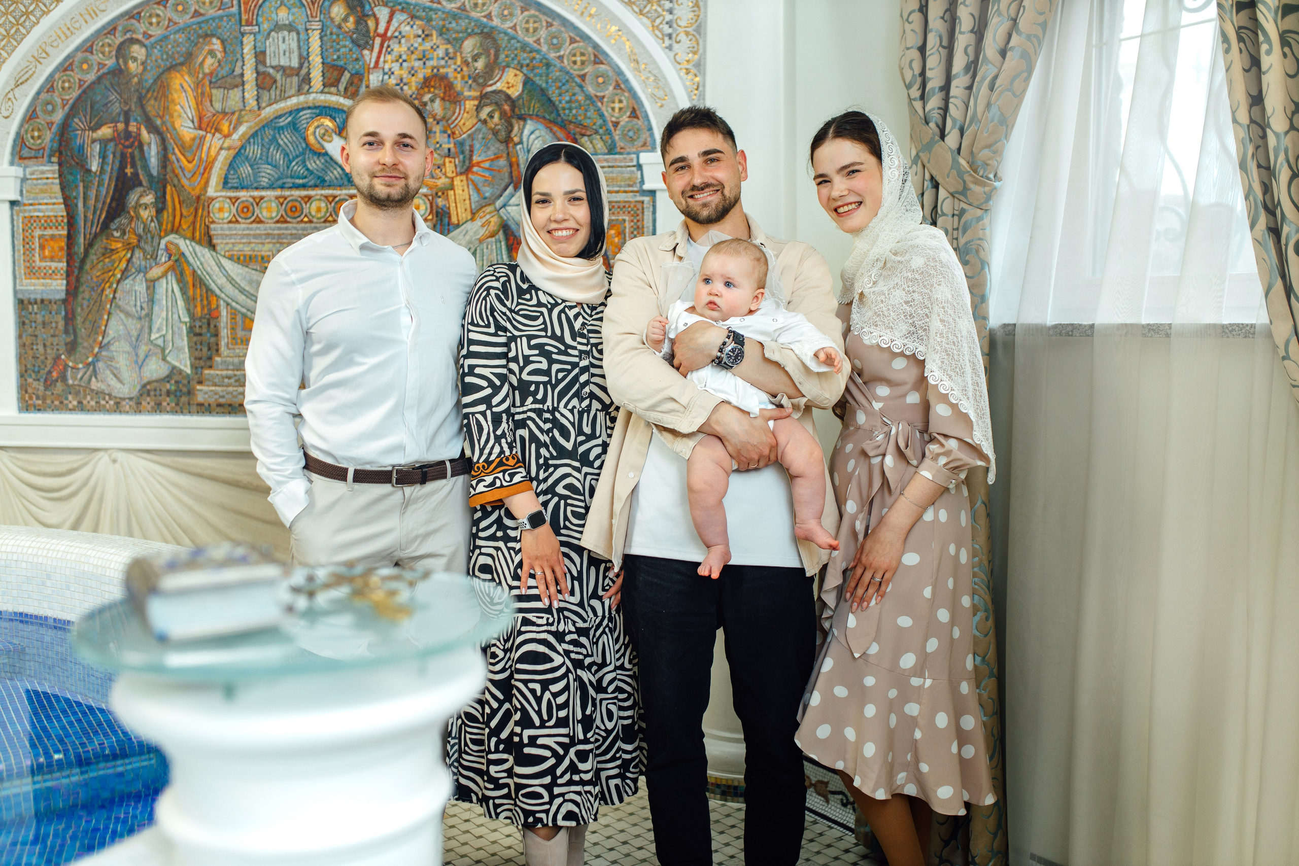 Таинство крещения Софии, апрель 2024