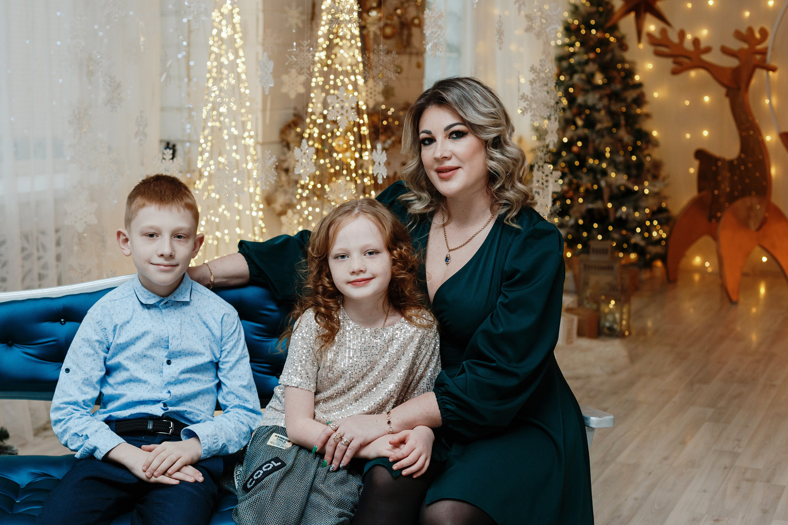 Новогодняя фотосессия в студии. Выпускные альбомы Искитим, Бердск и Новосибирск Крюкова Елена