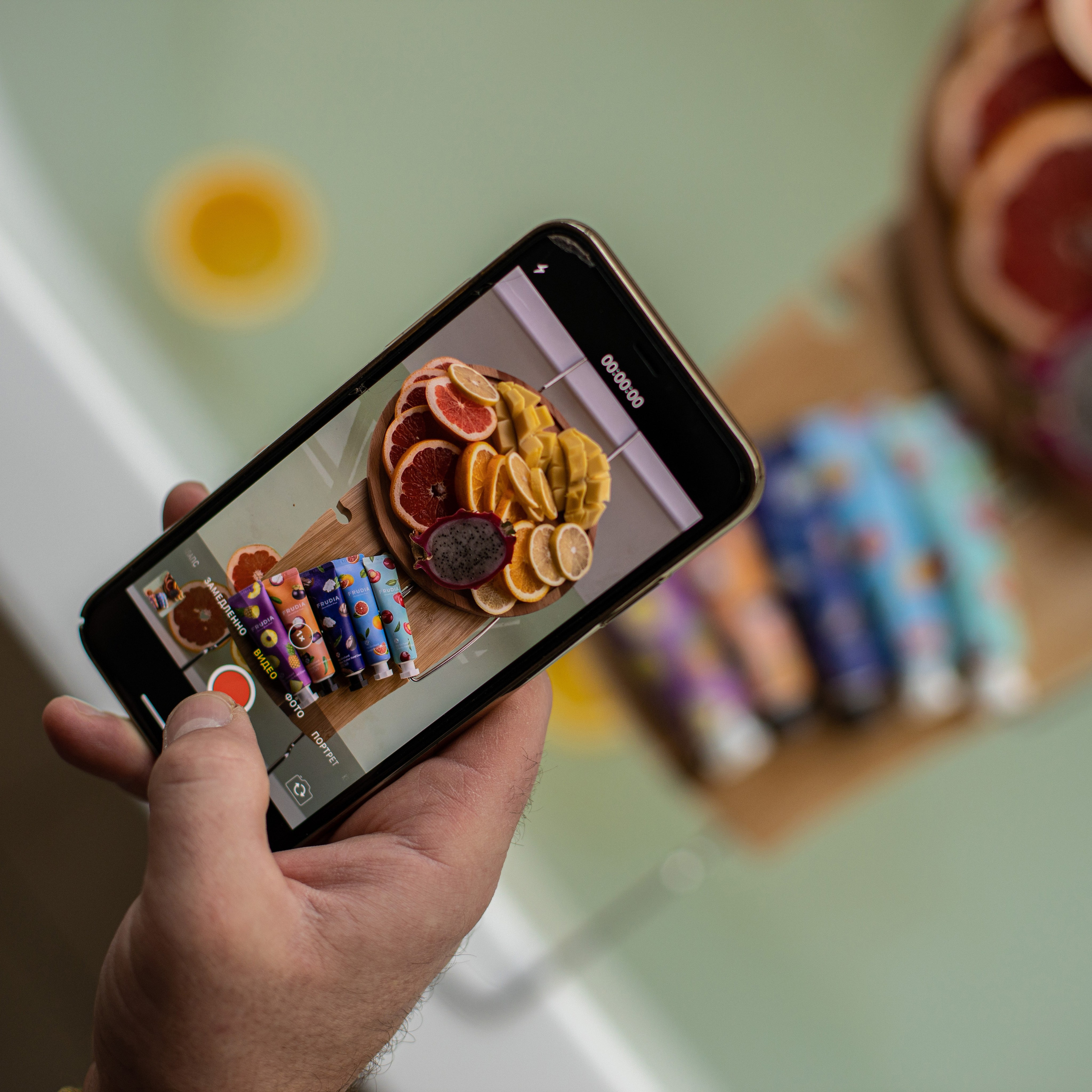 Контент съемка средств для ухода. Фотограф Москва