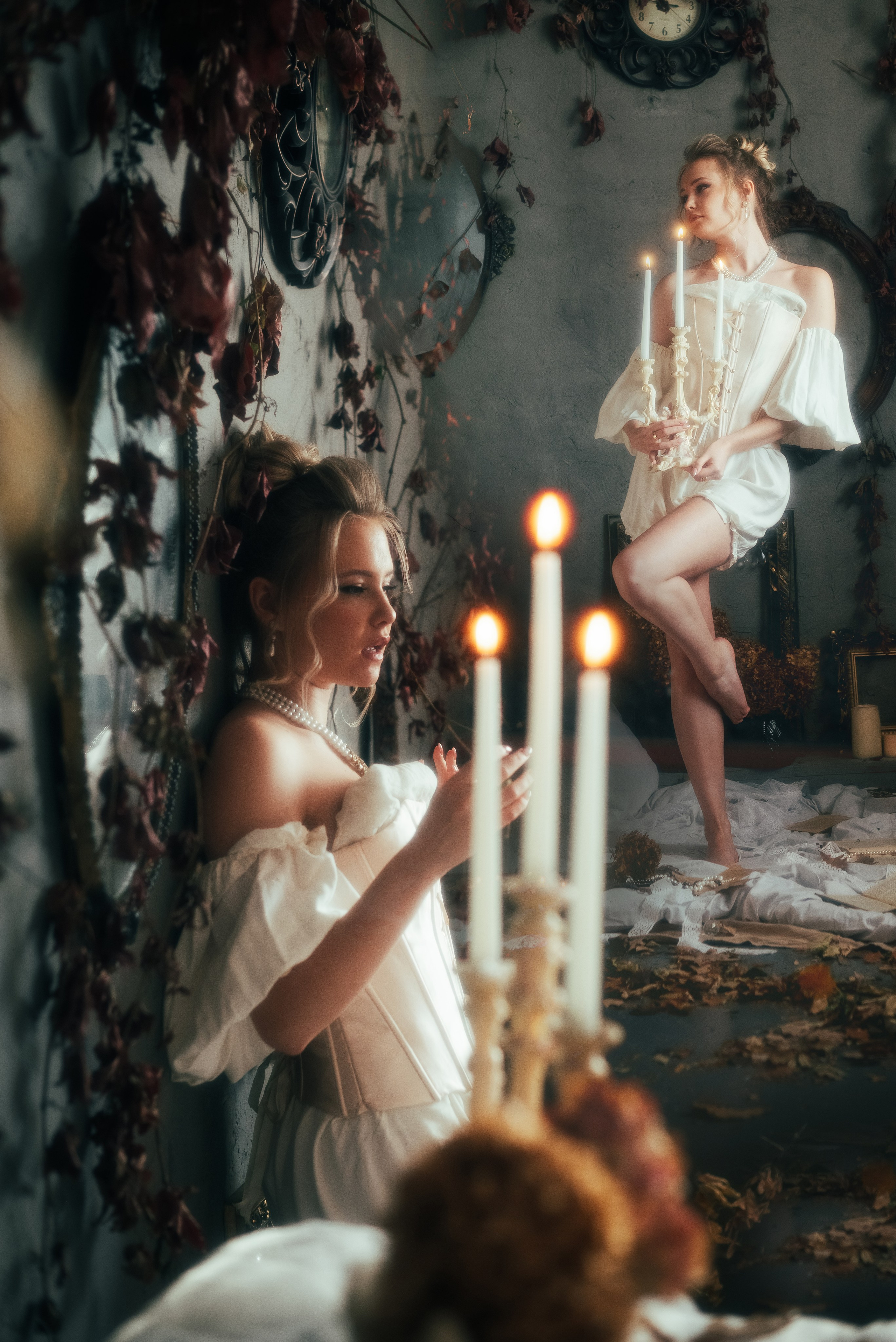 Фотосессия с дымом античном стиле Кемерово