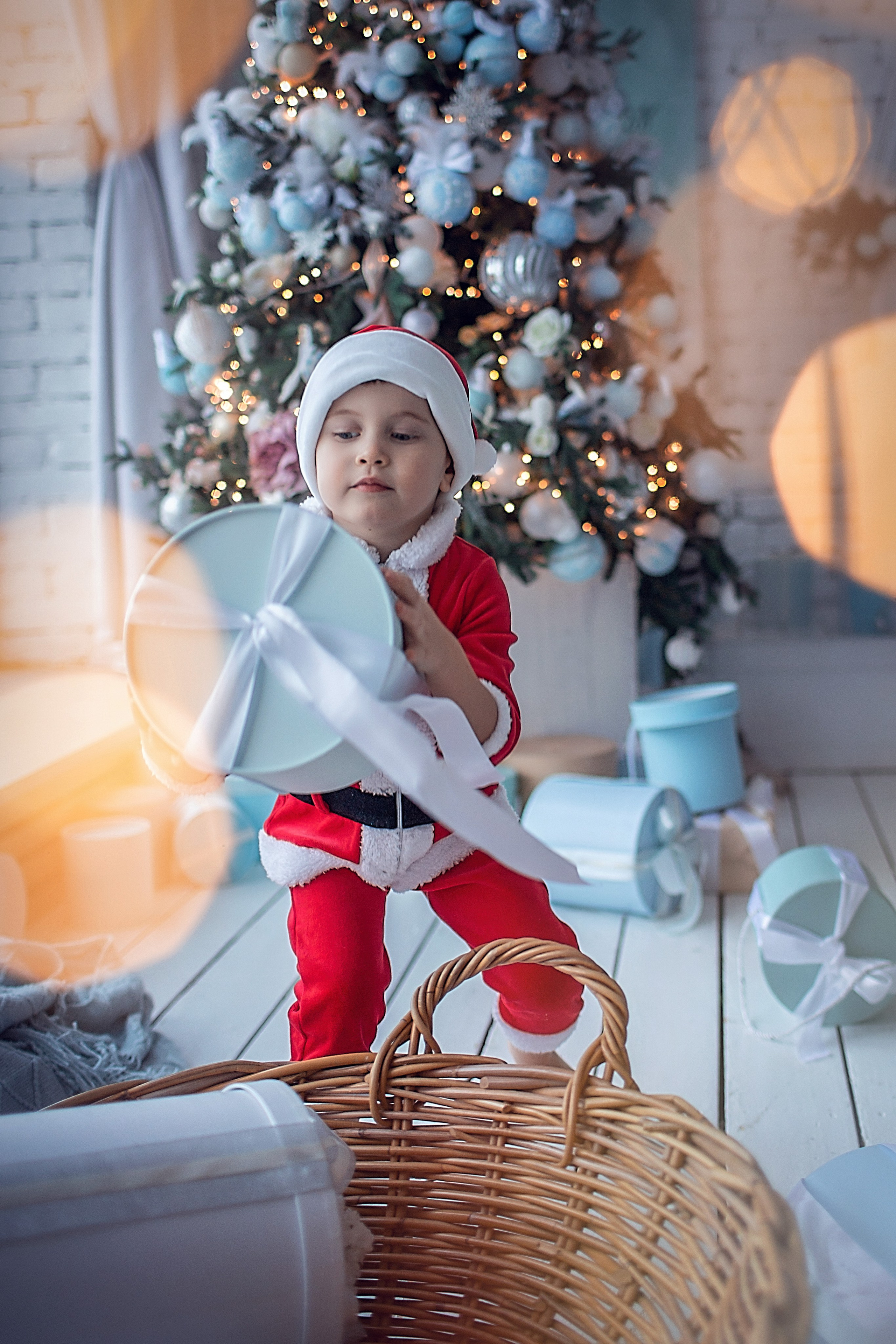 Новогодняя_Катюша с детьми. Семейный фотограф в Санкт-Петербурге