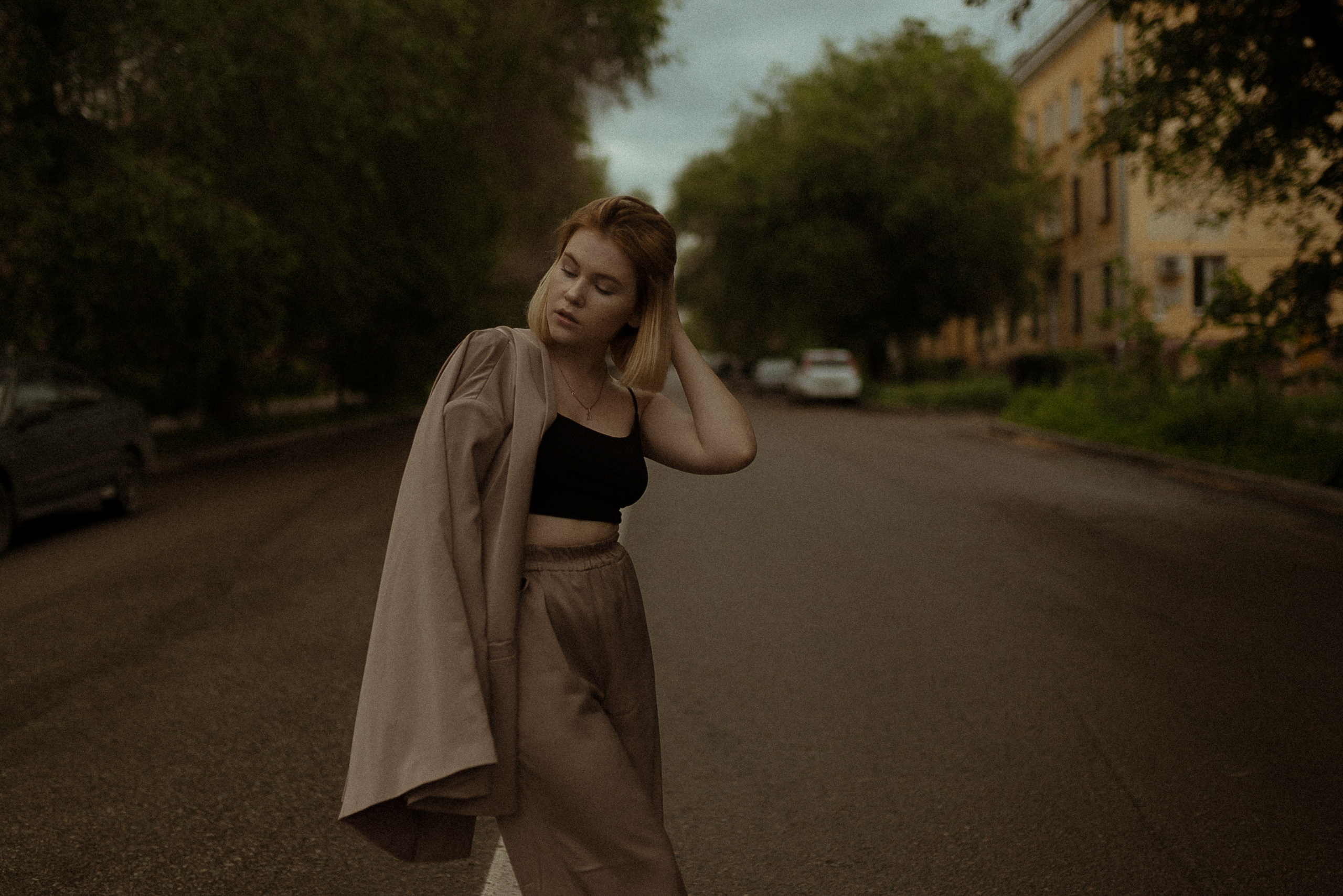Дарья и дождь. Фотограф в Москве