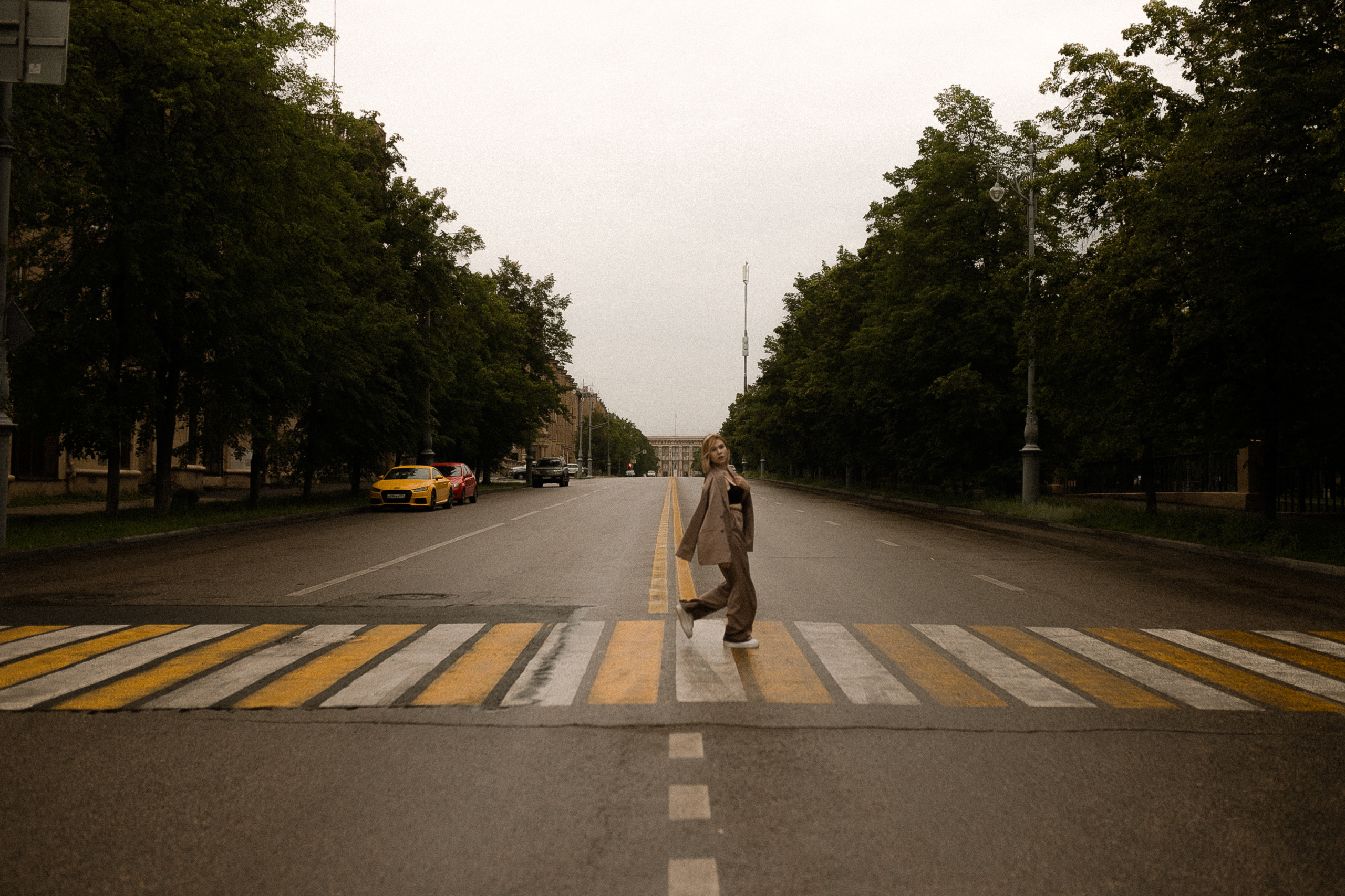 Дарья и дождь. Фотограф в Москве