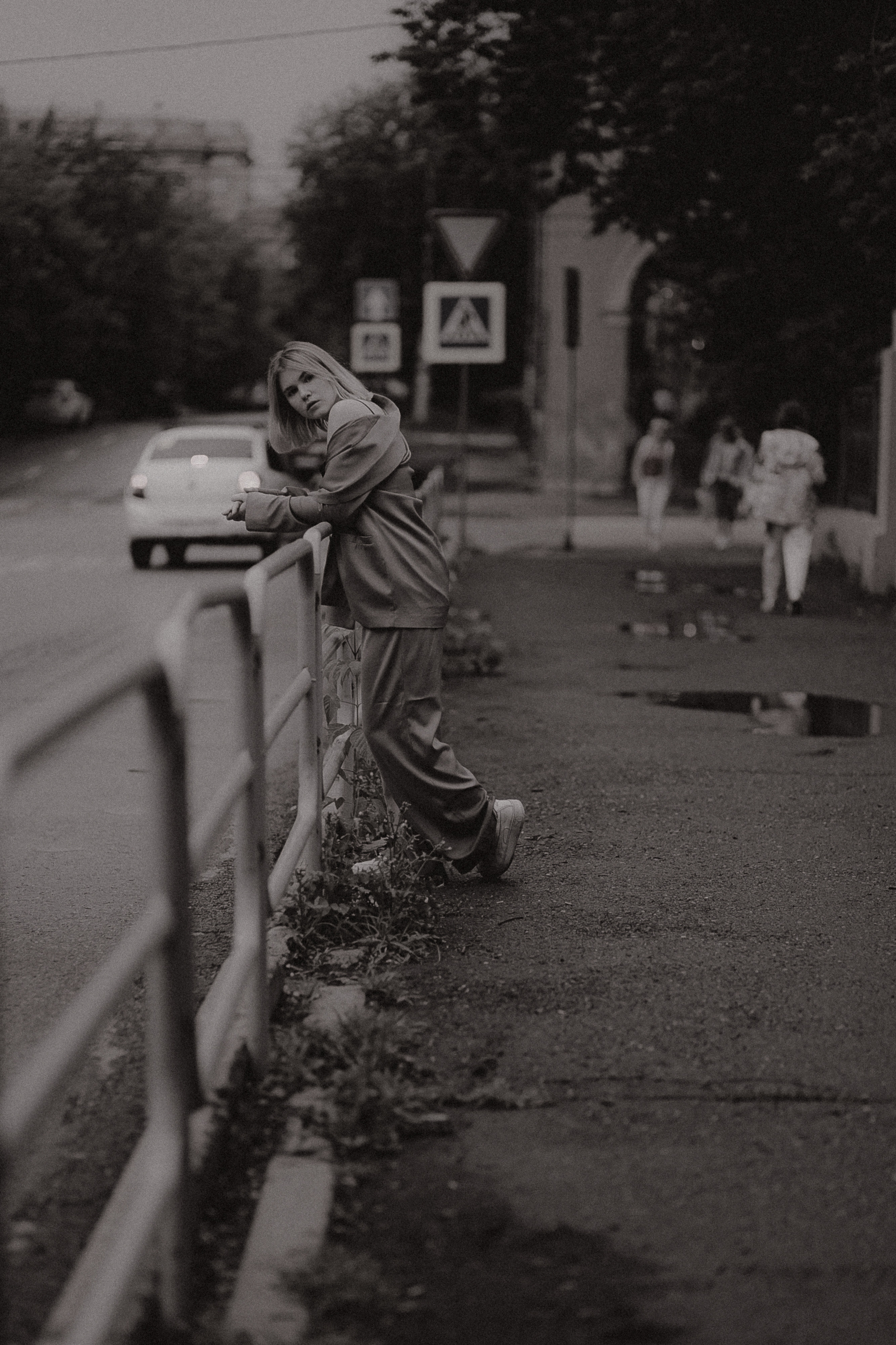 Дарья и дождь. Фотограф в Москве