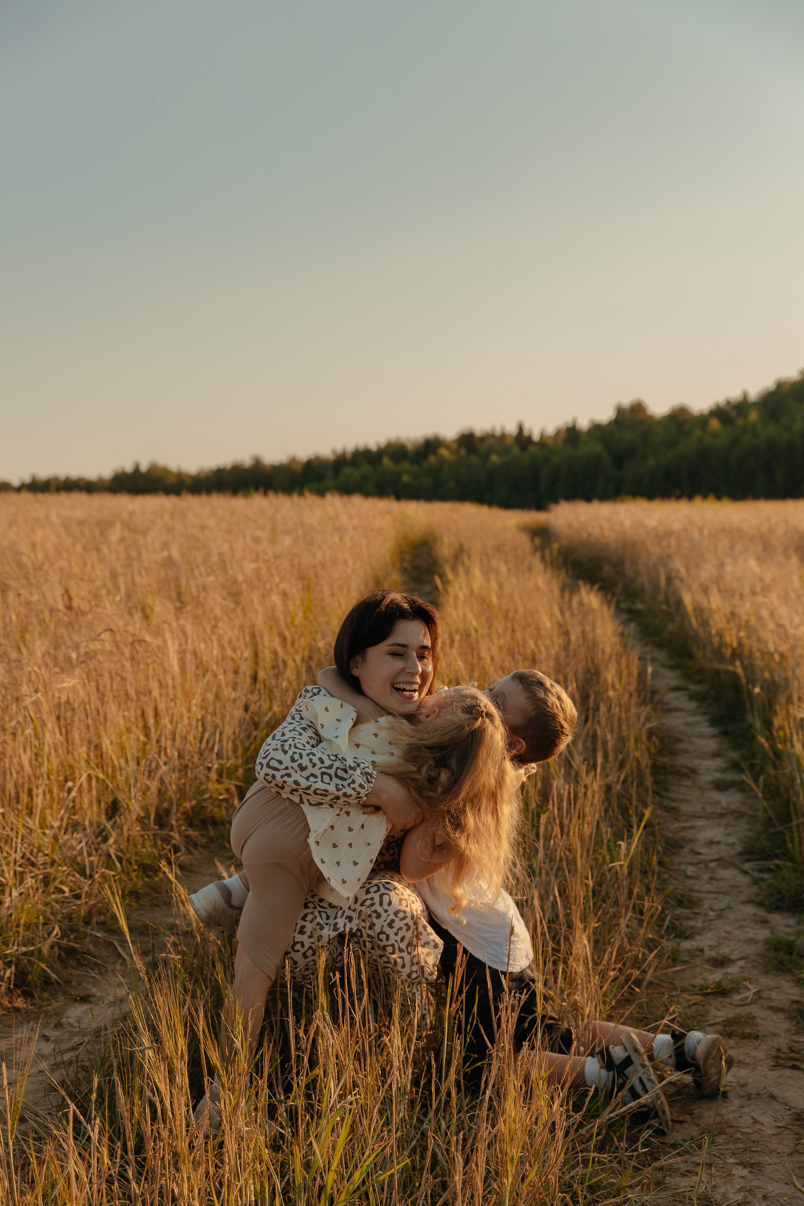 Дима Алёна Добромир и Стеша. Семейный фотограф Москва