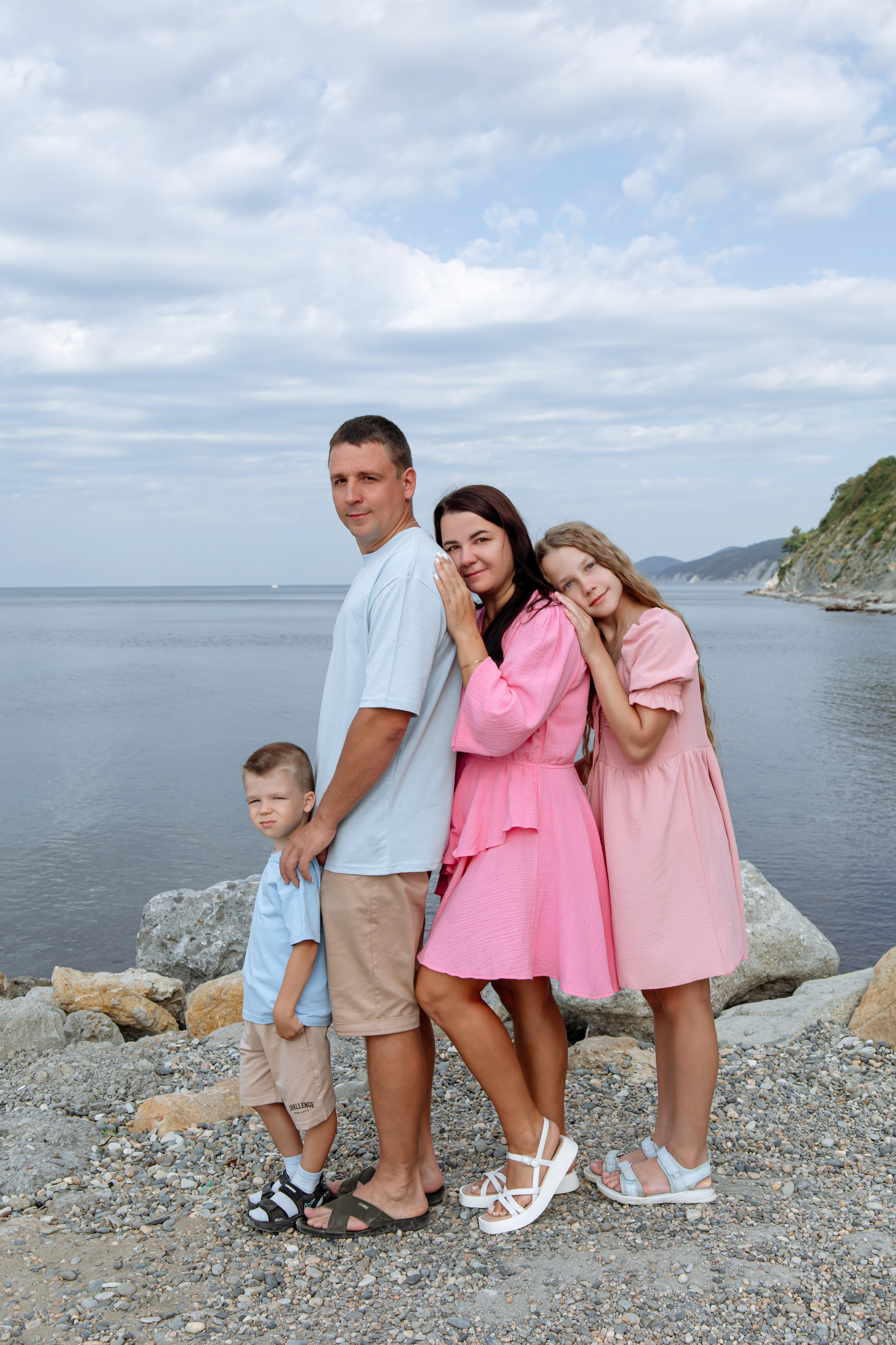 Екатерина, Сергей, Арина, Андрей. Wedding and family photographer in Gelendzhik Victoria Balashova