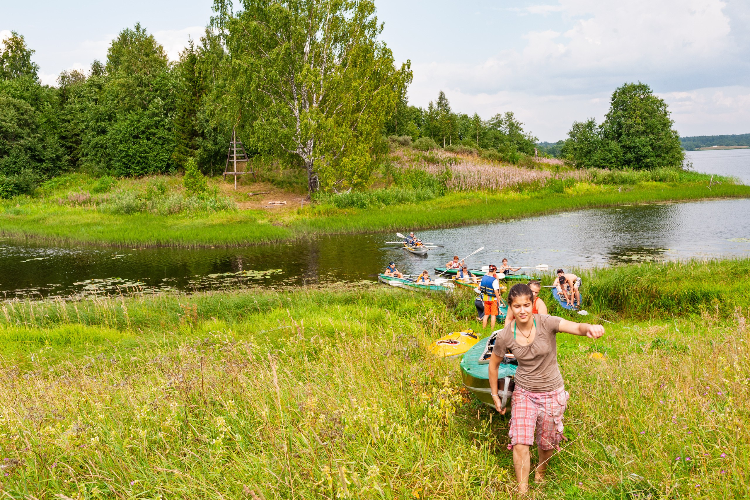 Летние тренировочные боры Школы Боевых Искусств «МОН», Валдай 2011 г. Валдайская кругосветка, байдарки
