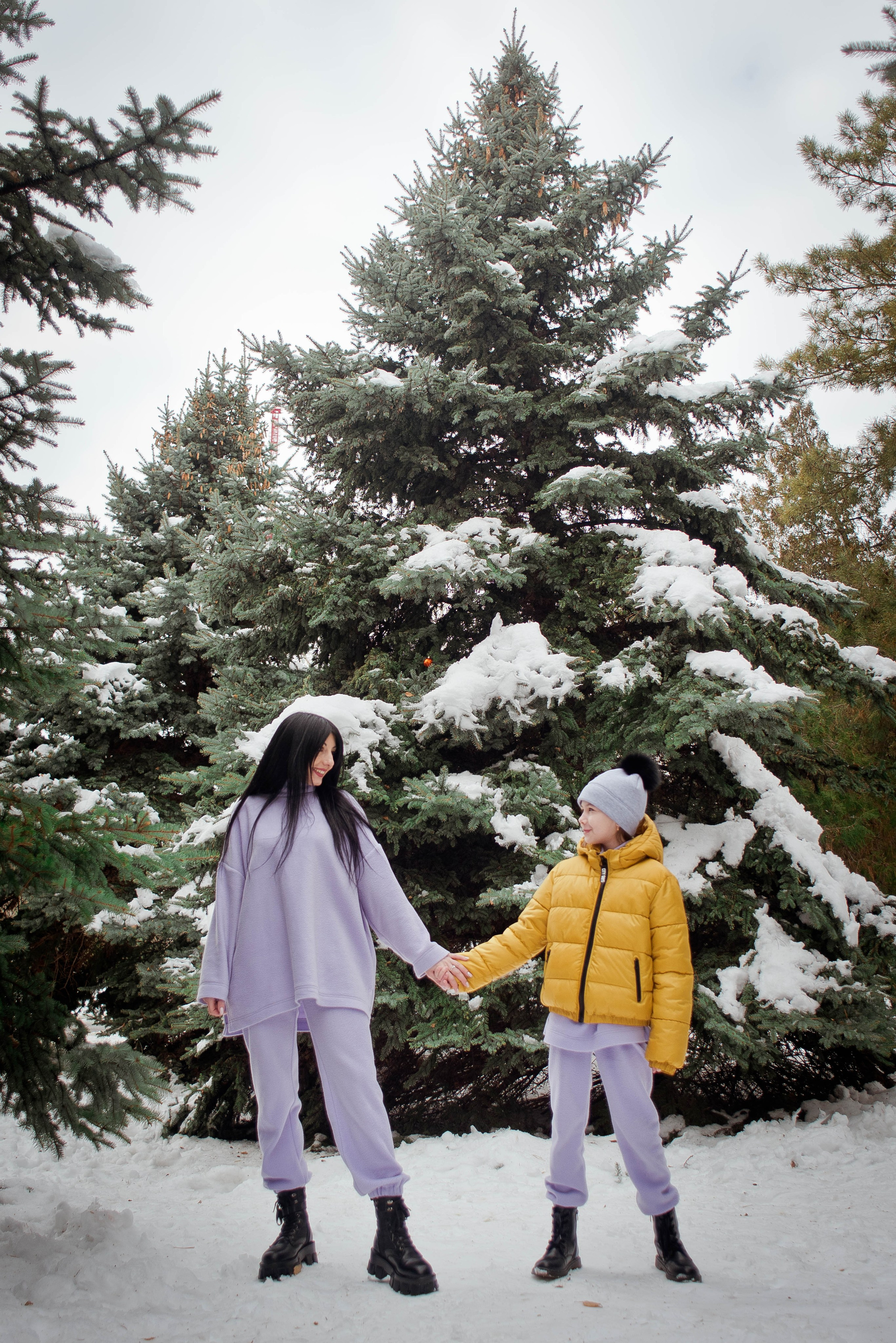 Мама дочь зима. Свадебный и семейный фотограф Яна Стражева. Волгоград, Москва