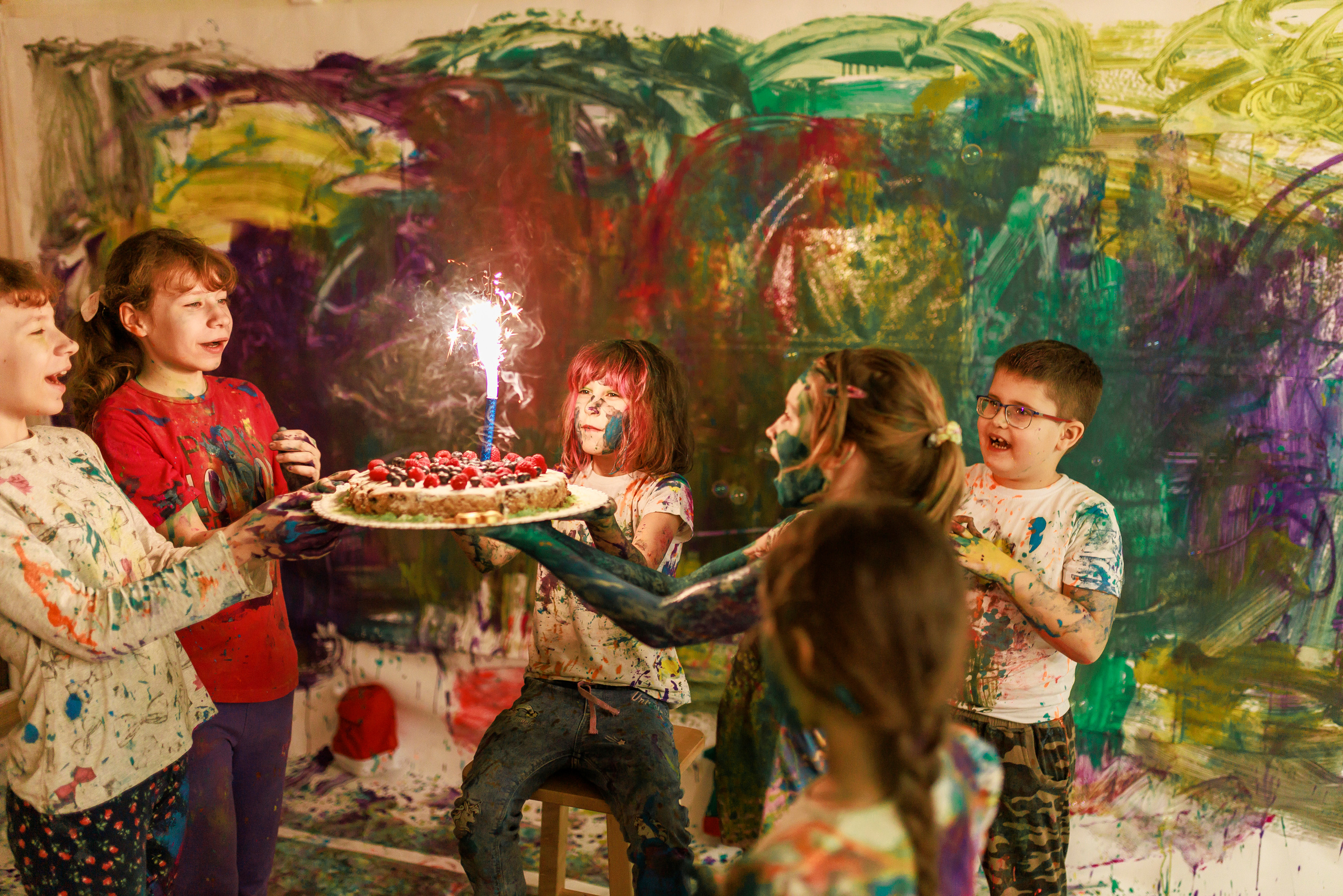 Репортажная сьемка детского дня рождения. Семейный и детский фотограф в Рязани Васюгова Мария