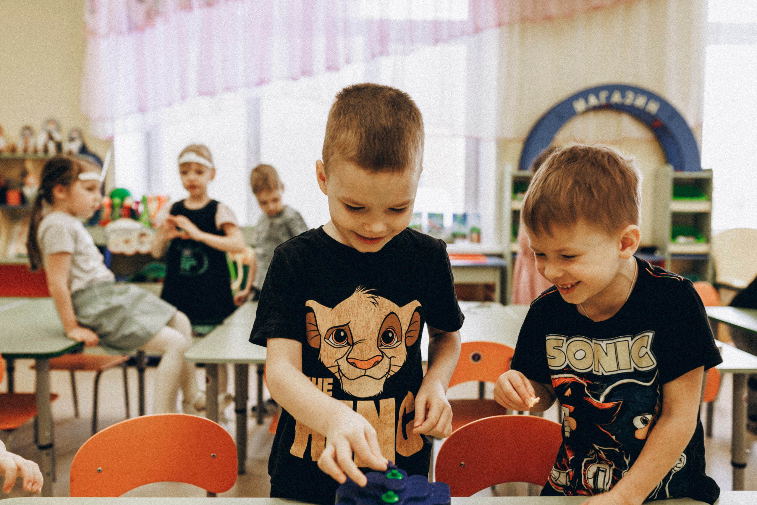 Репортажная сьёмка детей в детском саду. Семейный и детский фотограф в Рязани Васюгова Мария