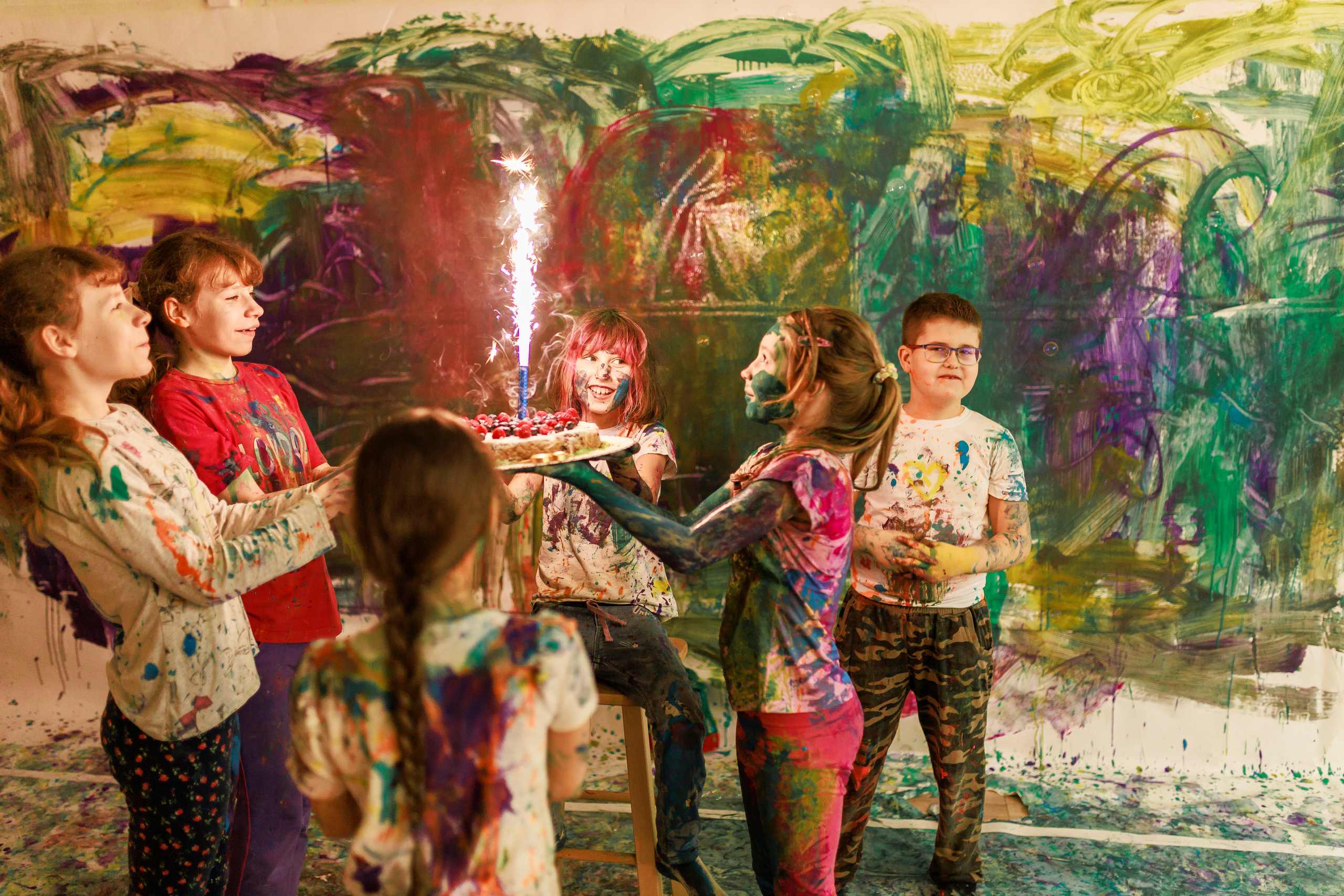 Репортажная сьемка детского дня рождения. Семейный и детский фотограф в Рязани Васюгова Мария