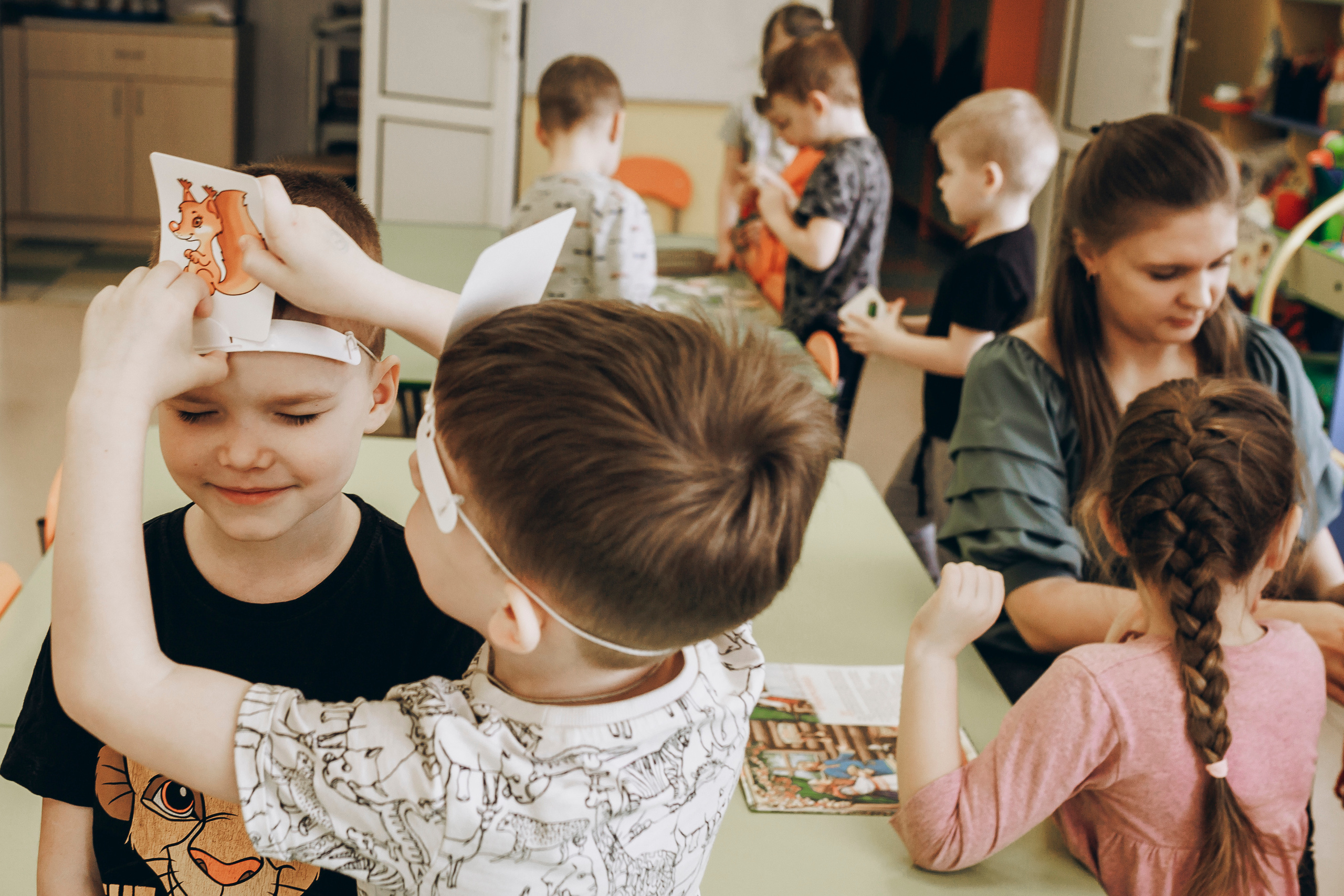 Репортажная сьёмка детей в детском саду. Семейный и детский фотограф в Рязани Васюгова Мария