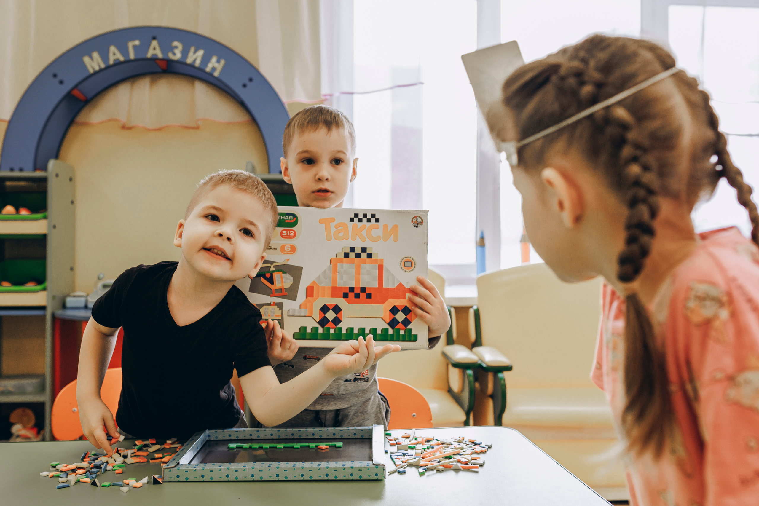 Репортажная сьёмка детей в детском саду. Семейный и детский фотограф в Рязани Васюгова Мария