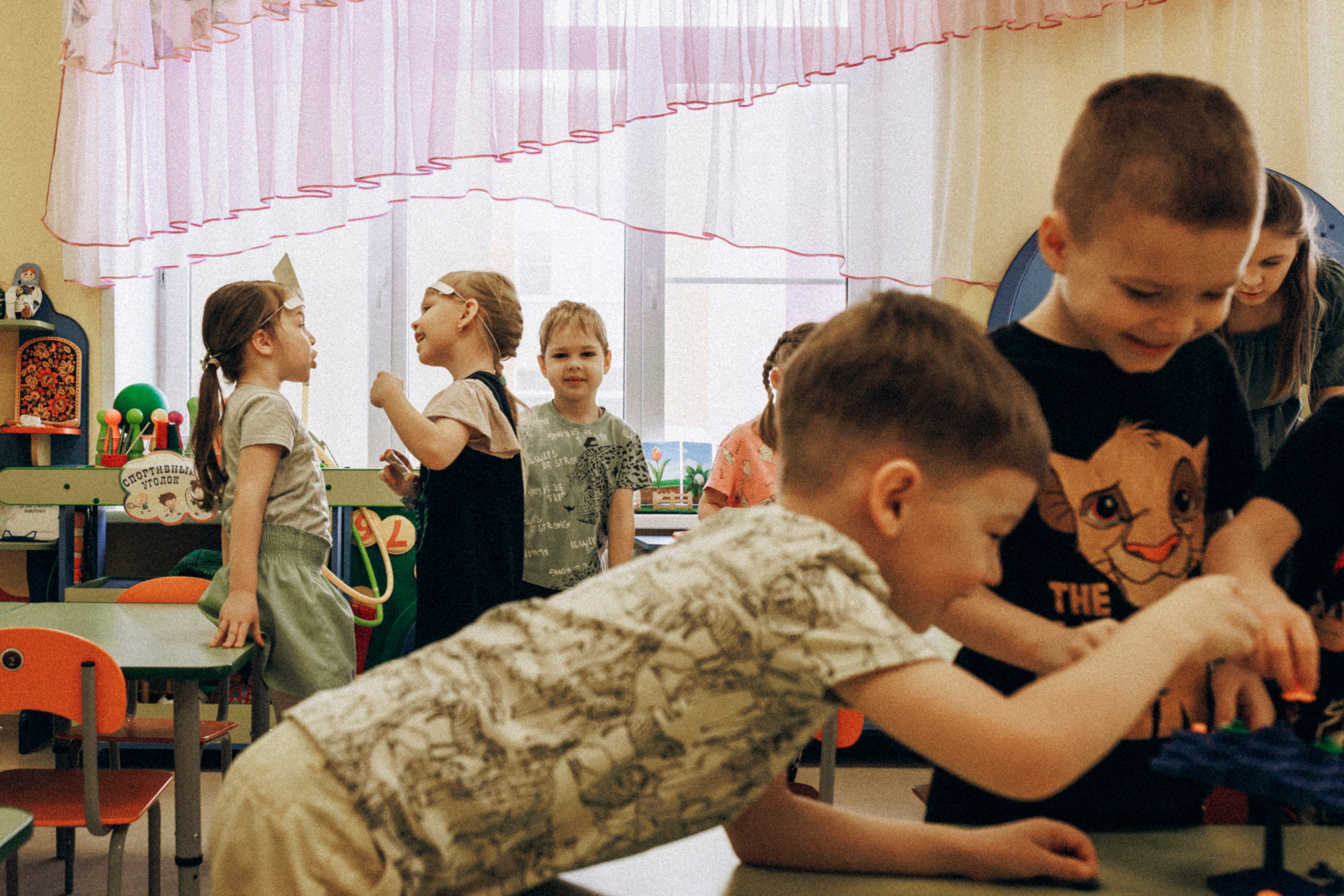 Репортажная сьёмка детей в детском саду. Семейный и детский фотограф в Рязани Васюгова Мария