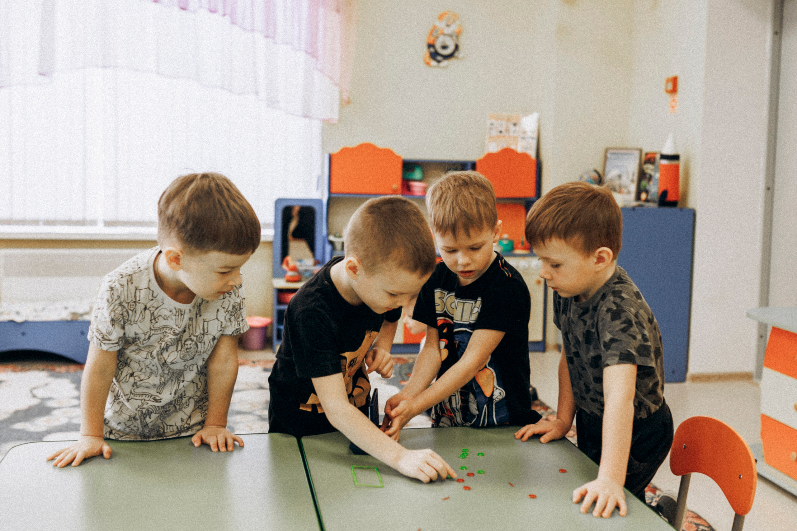 Репортажная сьёмка детей в детском саду. Семейный и детский фотограф в Рязани Васюгова Мария