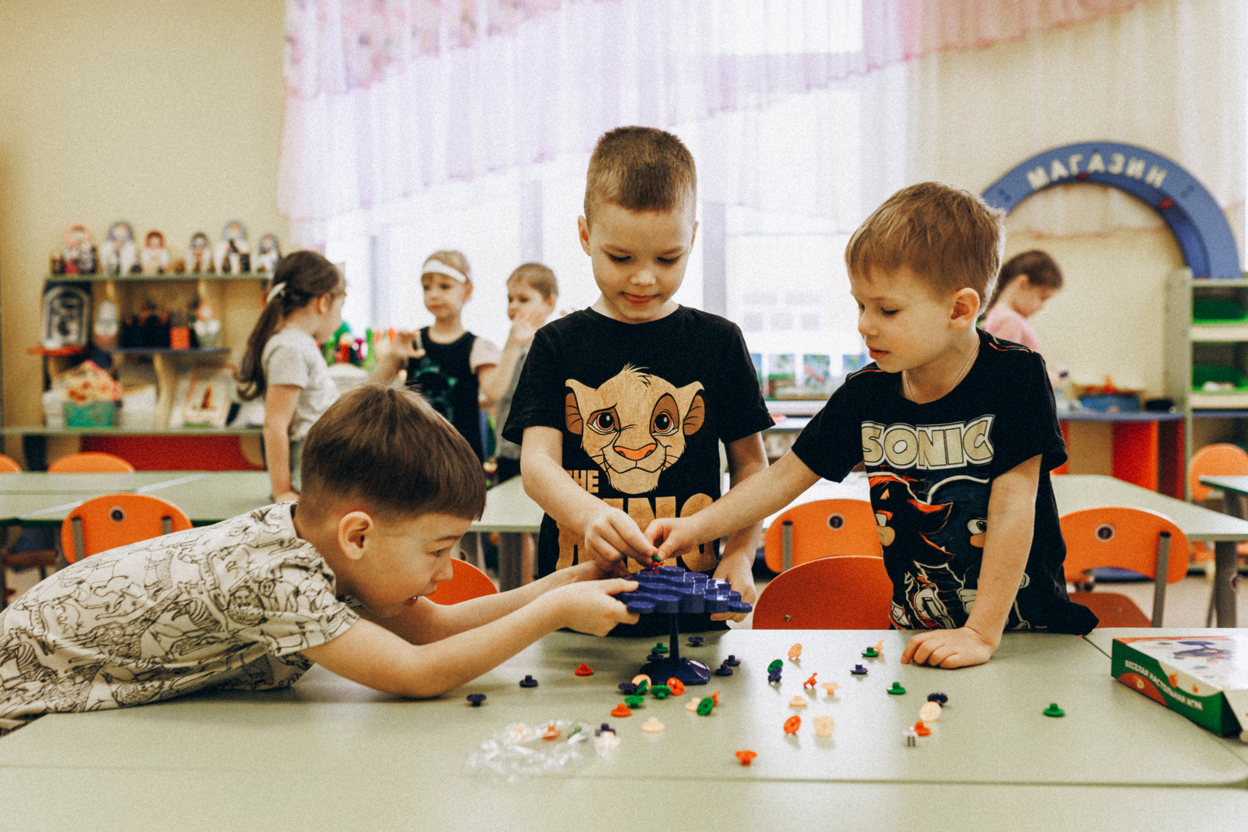 Репортажная сьёмка детей в детском саду. Семейный и детский фотограф в Рязани Васюгова Мария