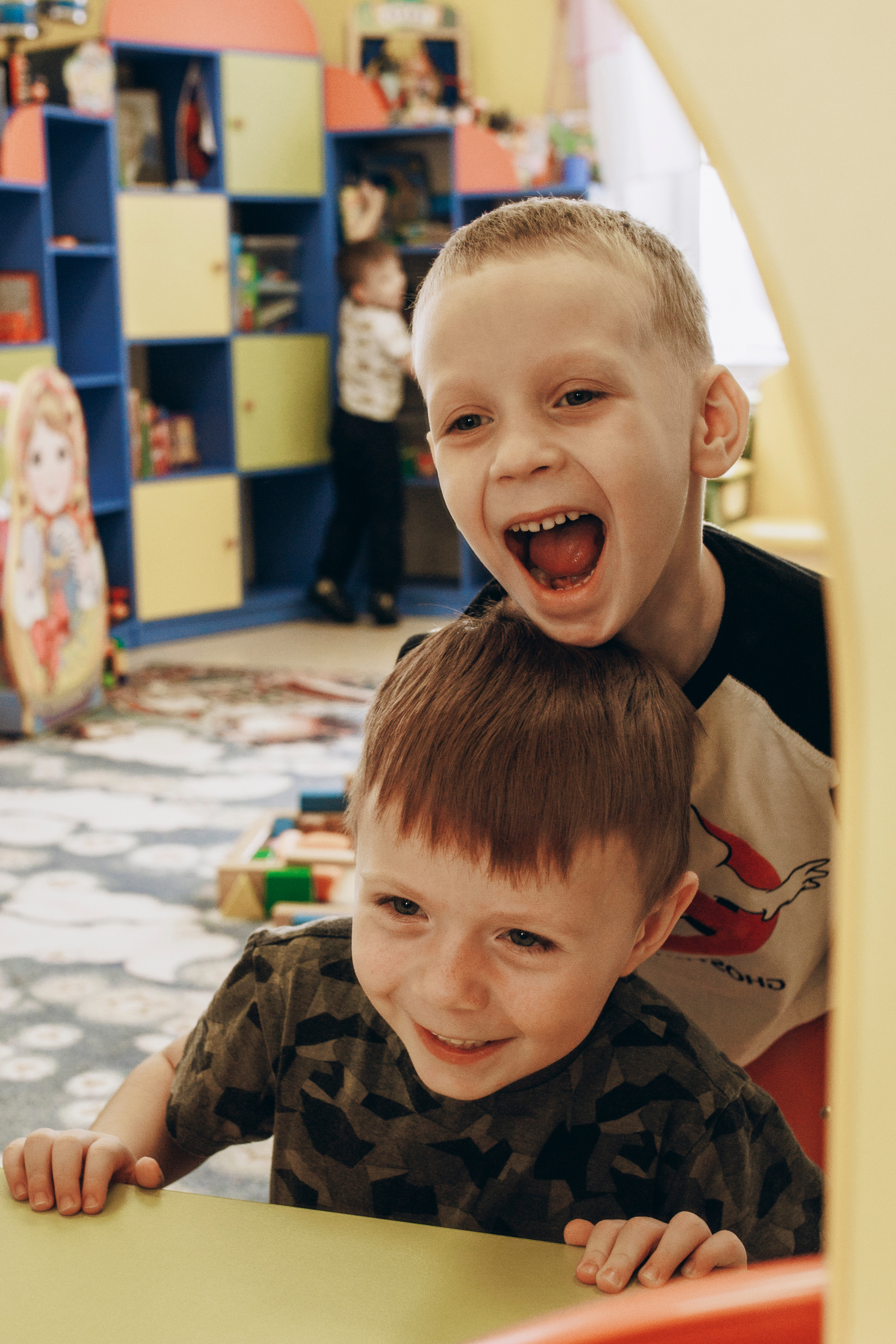 Репортажная сьёмка детей в детском саду. Семейный и детский фотограф в Рязани Васюгова Мария