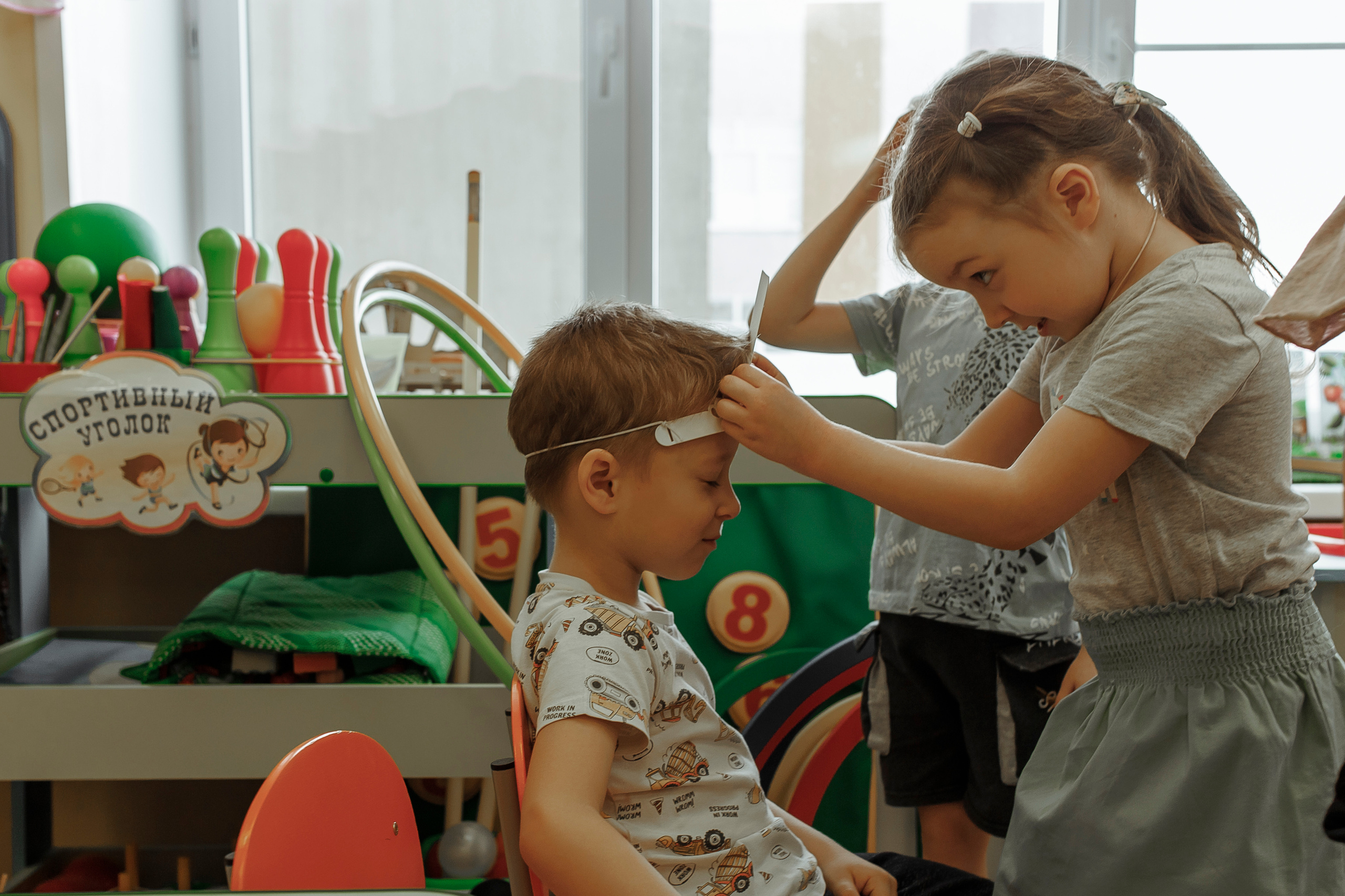 Репортажная сьёмка детей в детском саду. Семейный и детский фотограф в Рязани Васюгова Мария