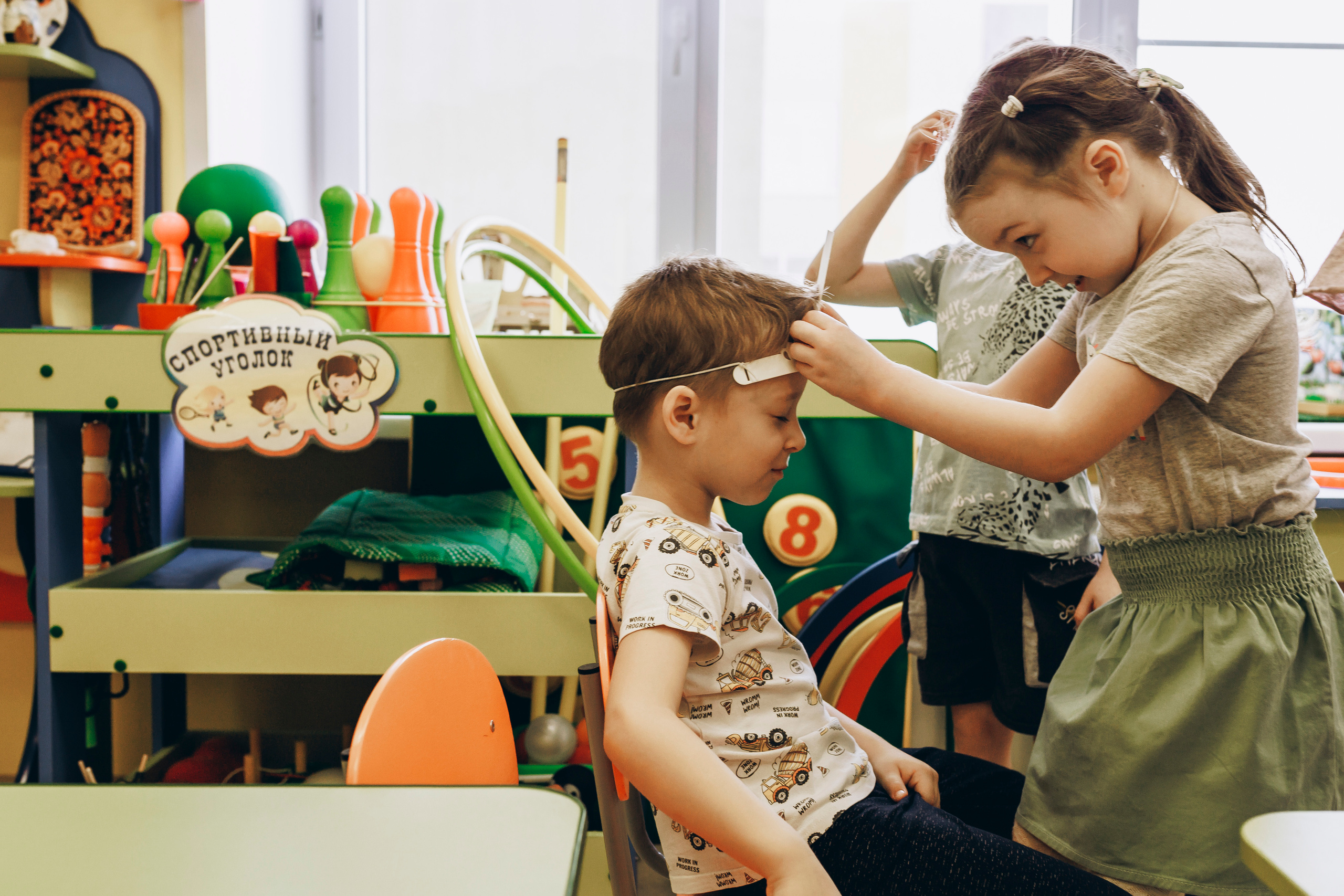 Репортажная сьёмка детей в детском саду. Семейный и детский фотограф в Рязани Васюгова Мария