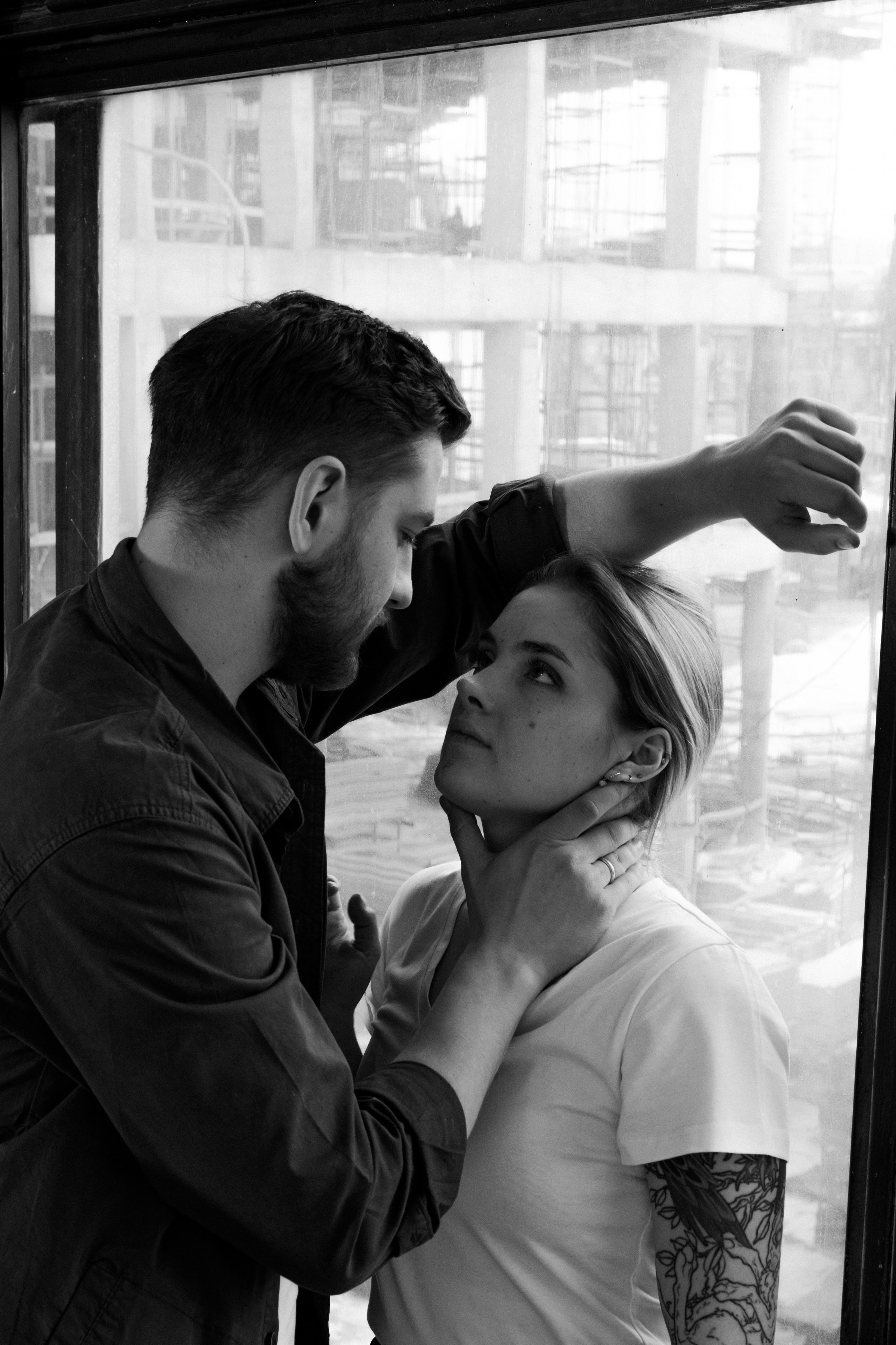 Нежности в студии (Никита, Вера). Портретный и репортажный Фотограф в Москве Александра Комарницкая