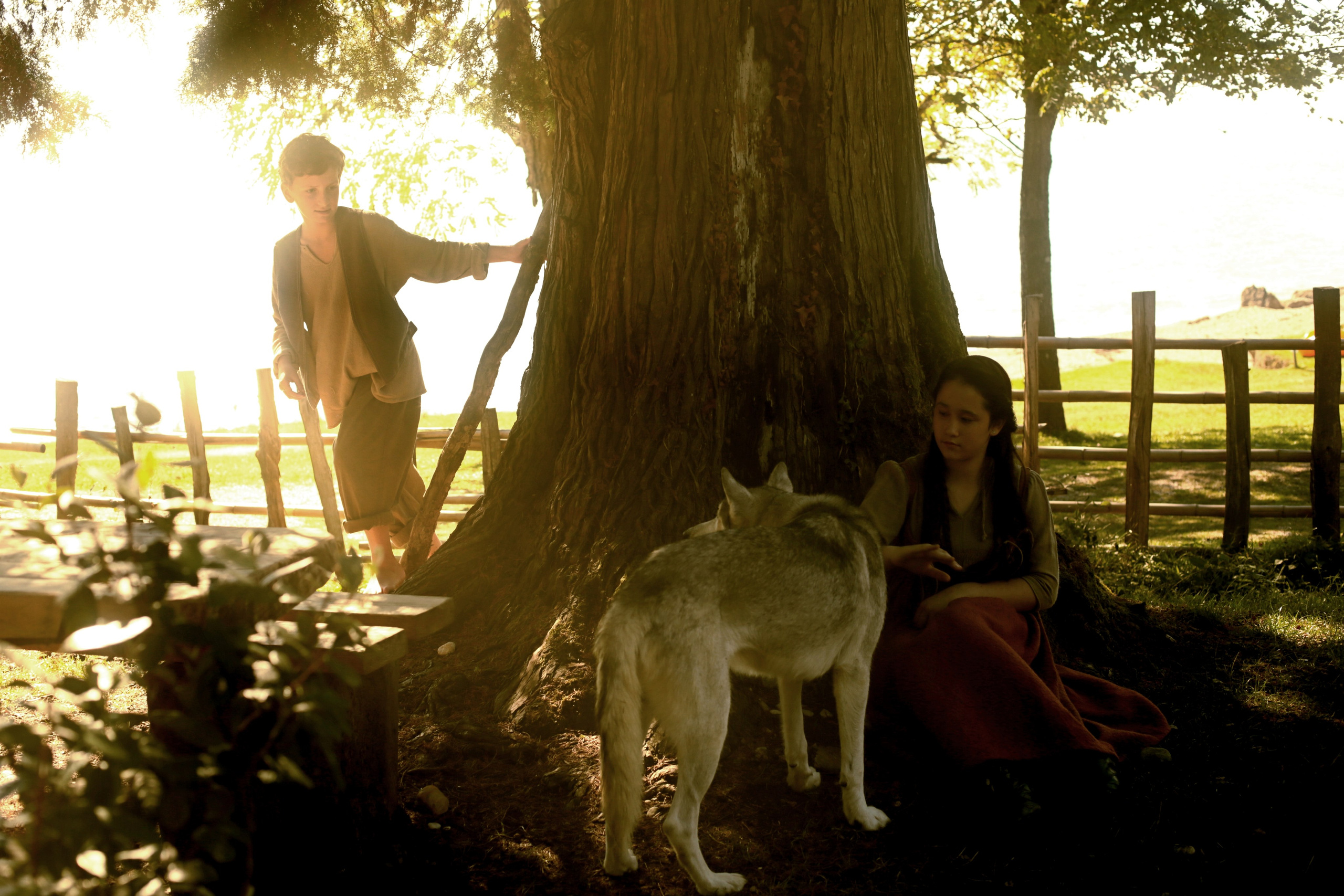 Кинематографическая съемка. Старик и дети. Ekaterina Beridze