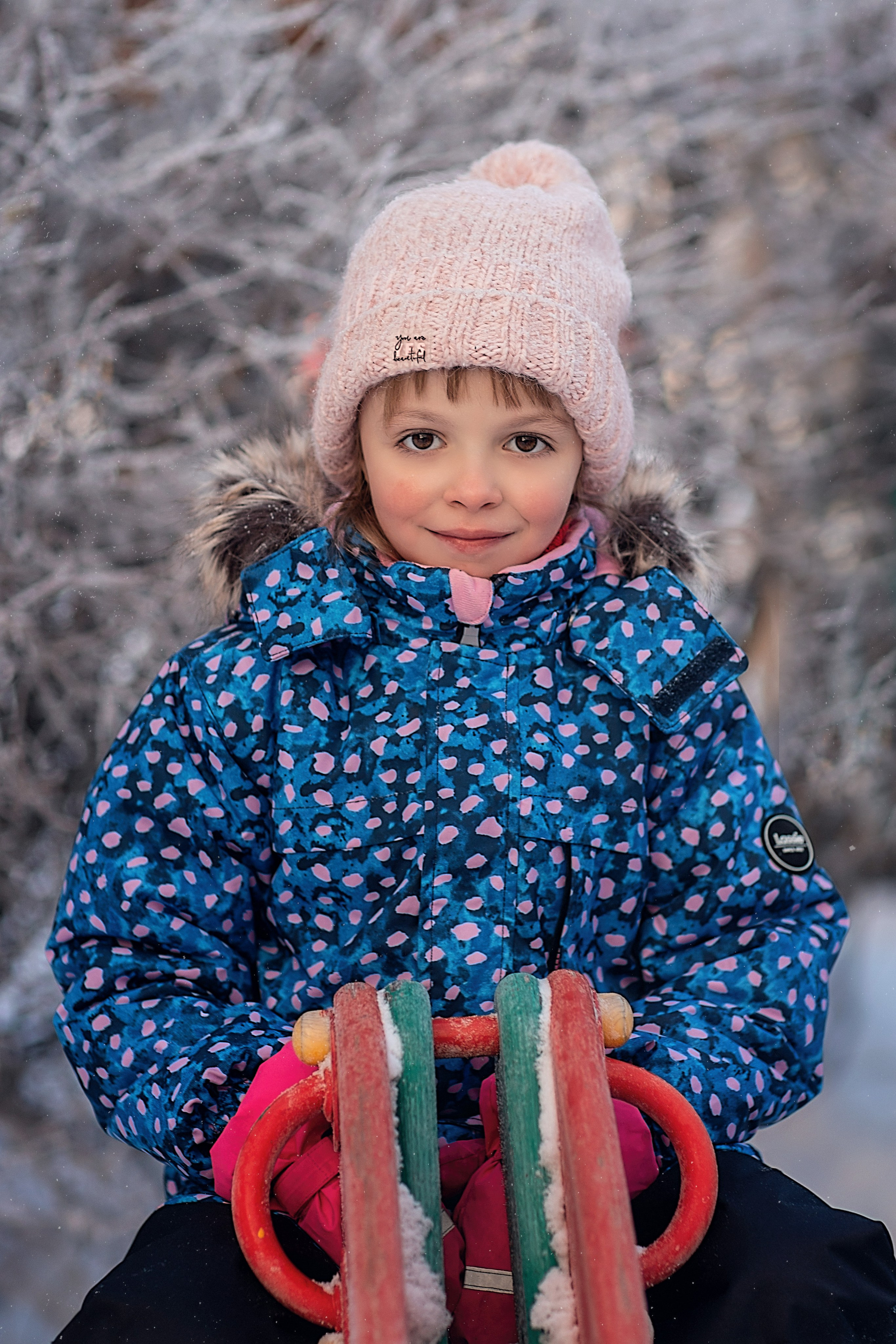 День в саду_ЗИМА_2023 год. Семейный фотограф в Санкт-Петербурге