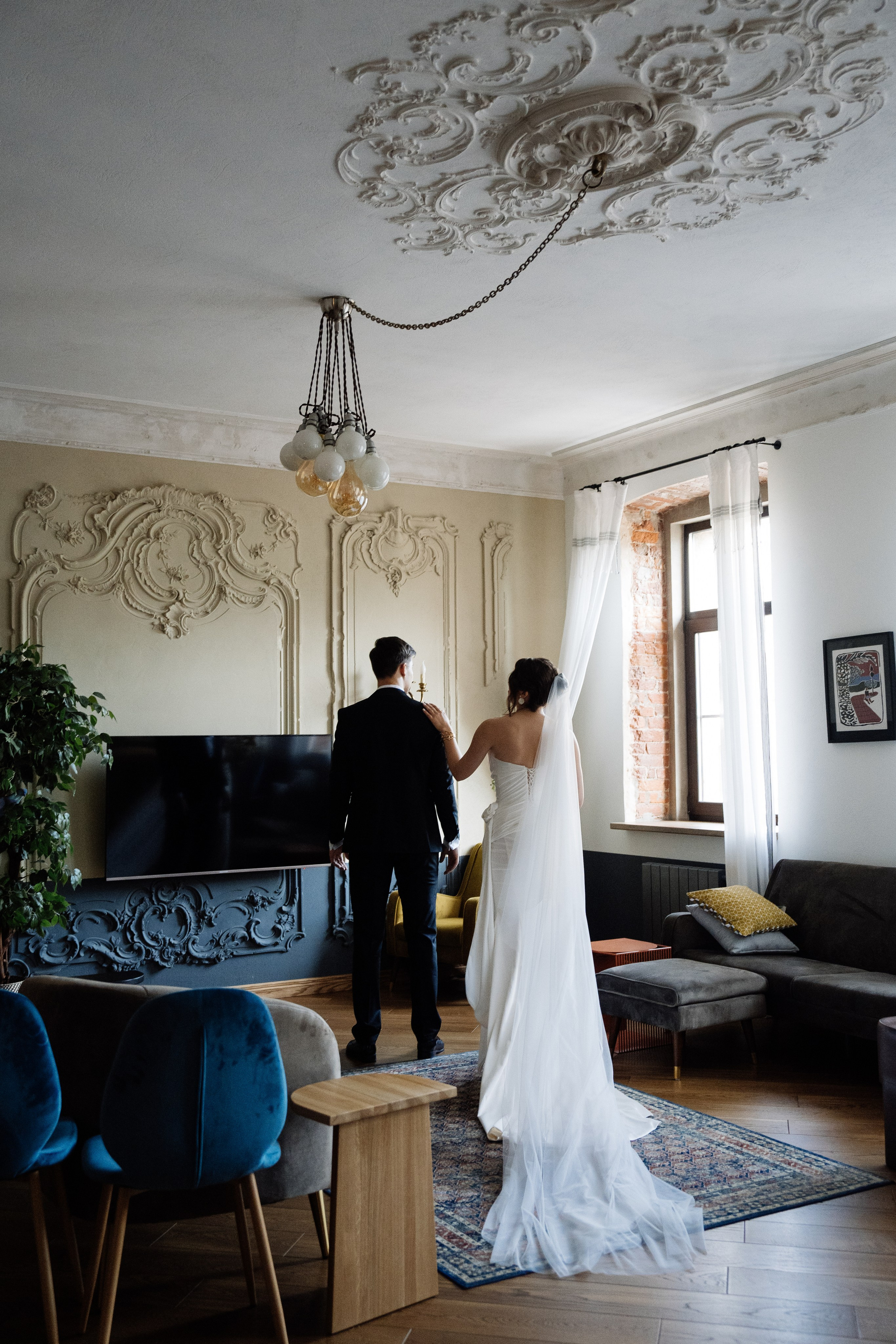 Оранжевая свадьба в гребешках. Свадебный фотограф организатор в Санкт-Петербурге Ассоль Опарина