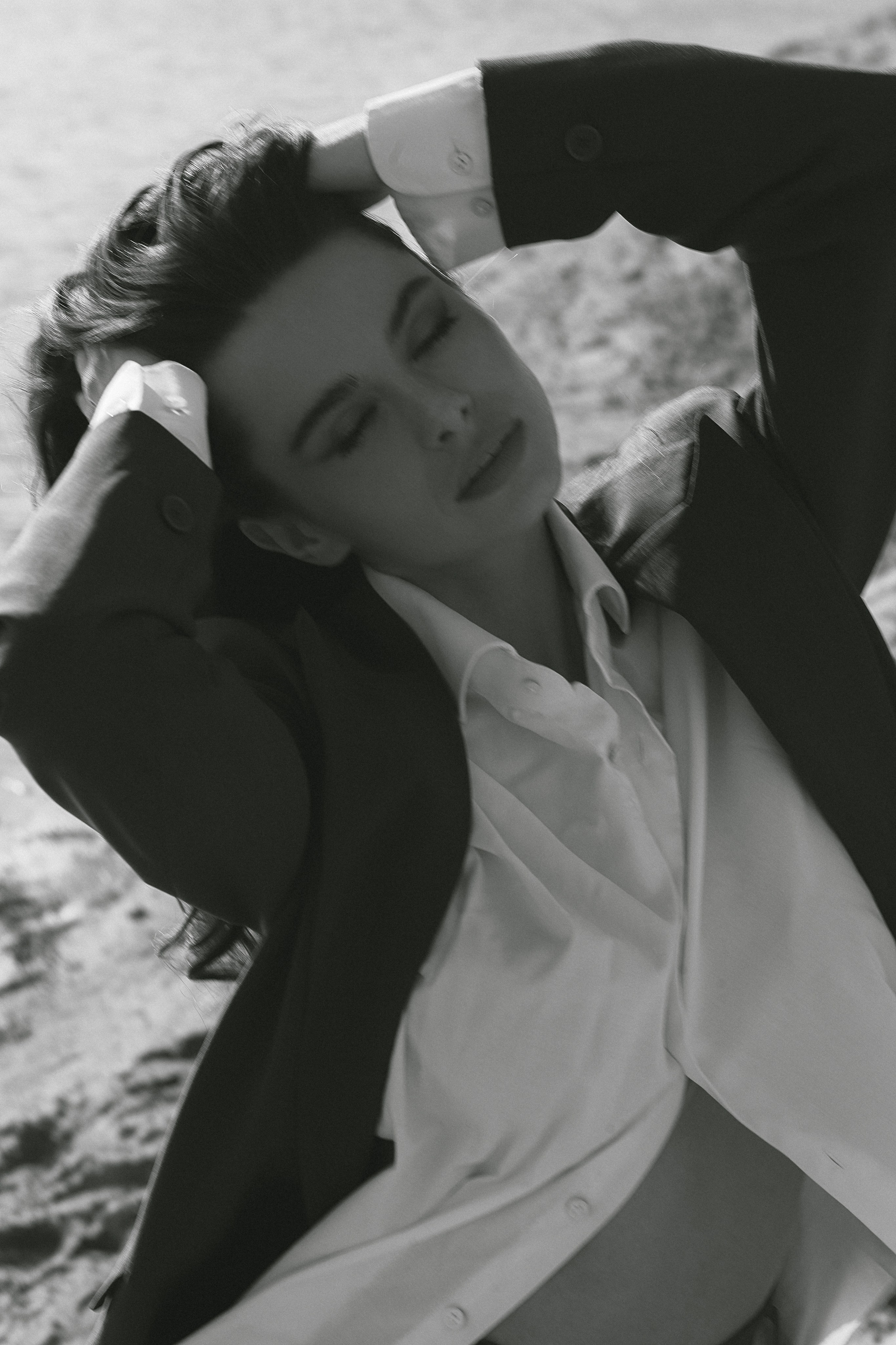 Мария, съемка на берегу