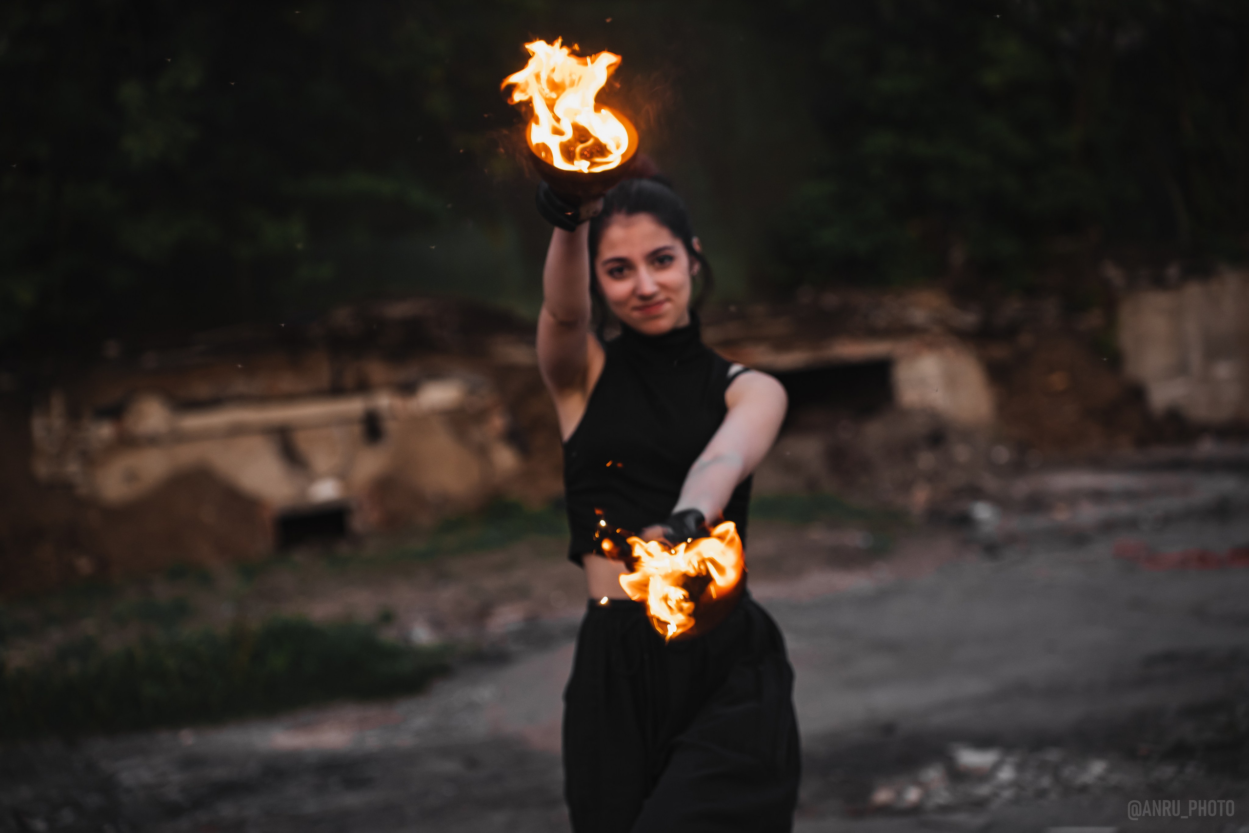 Огненная тренировка. Репортажный фотограф Анастасия Рубцова