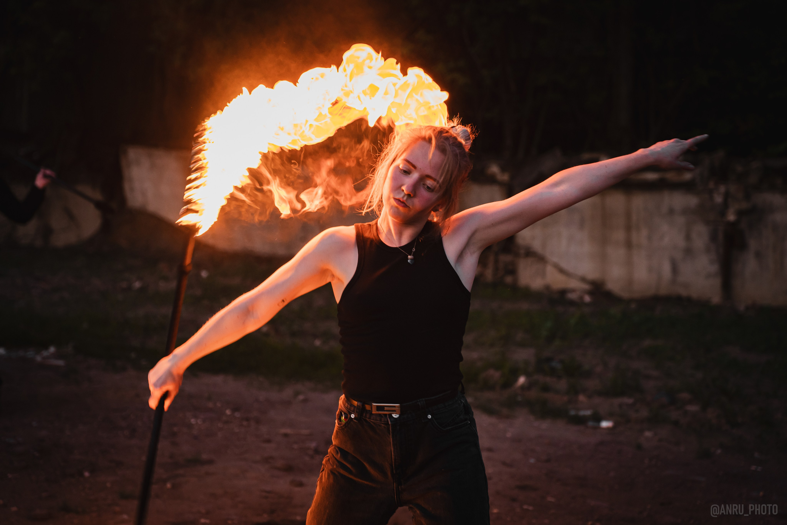 Огненная тренировка. Репортажный фотограф Анастасия Рубцова