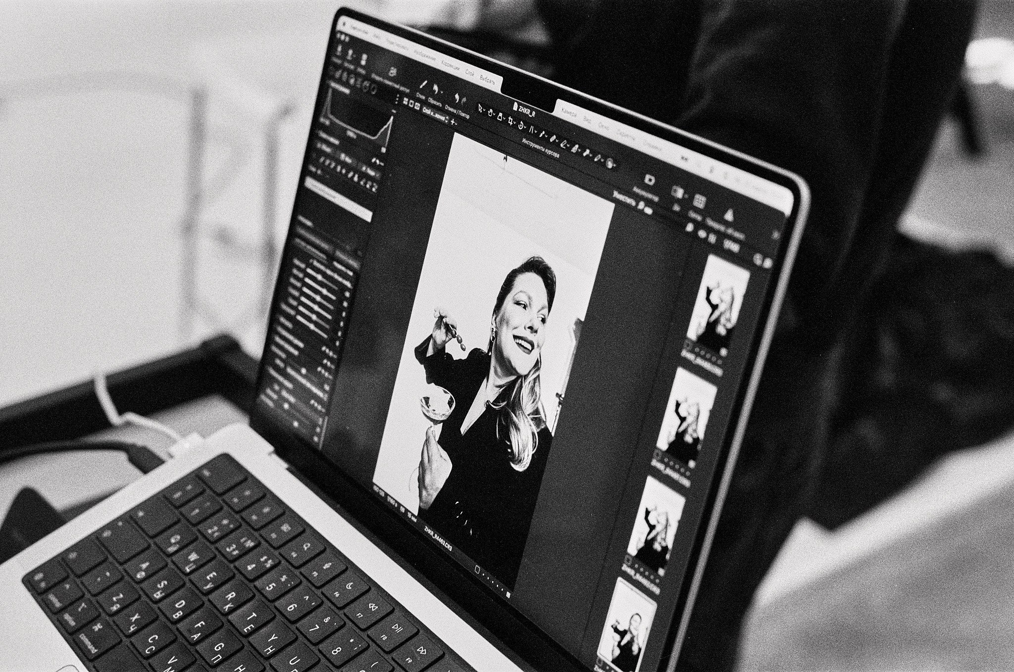 Backstage from the shooting of the Zhazhda team. The Other Pavel Potseluev — film photography and mastery of meat business