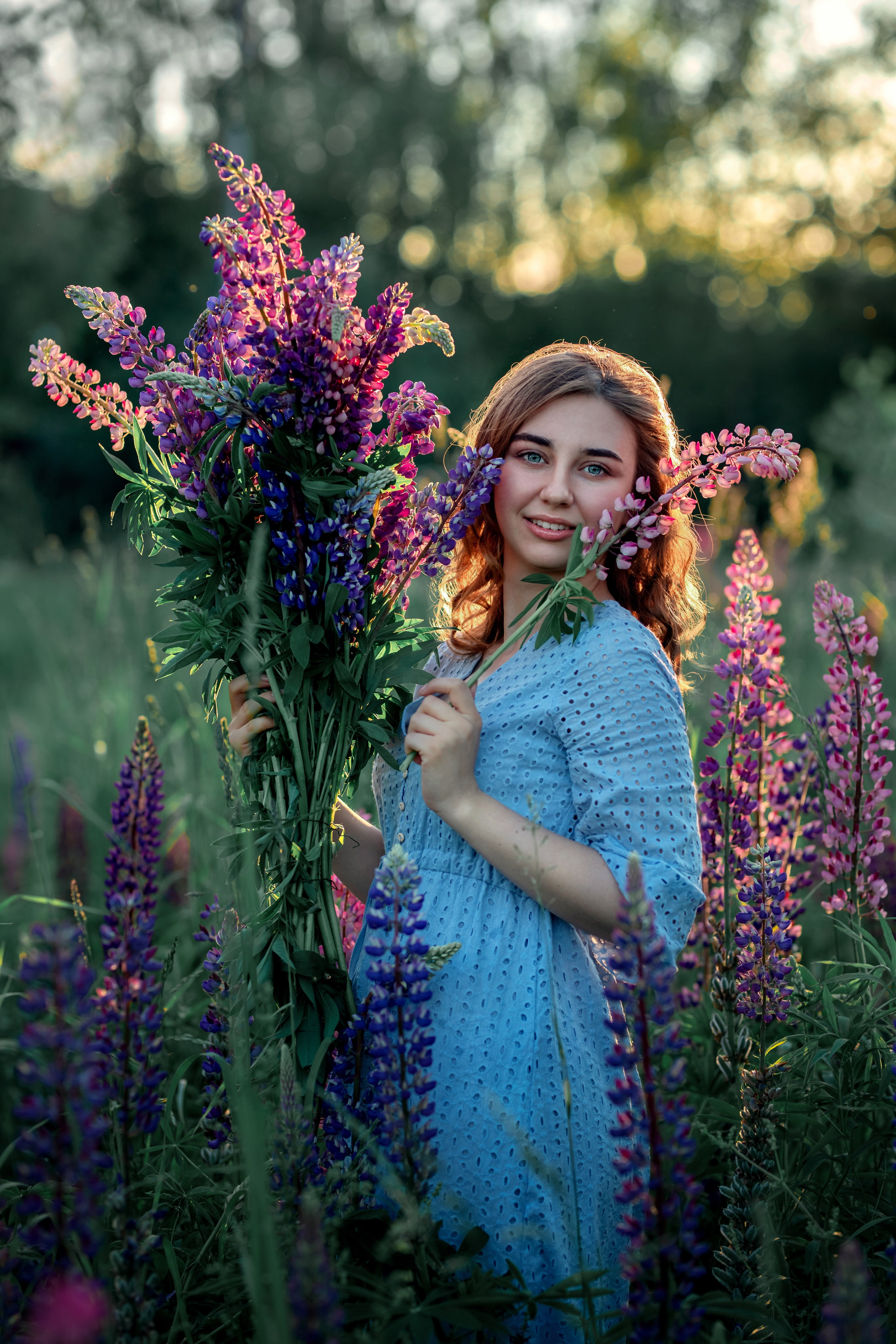 Люпины. Фотограф в Москве. Женские фотосессии, love-story, контент